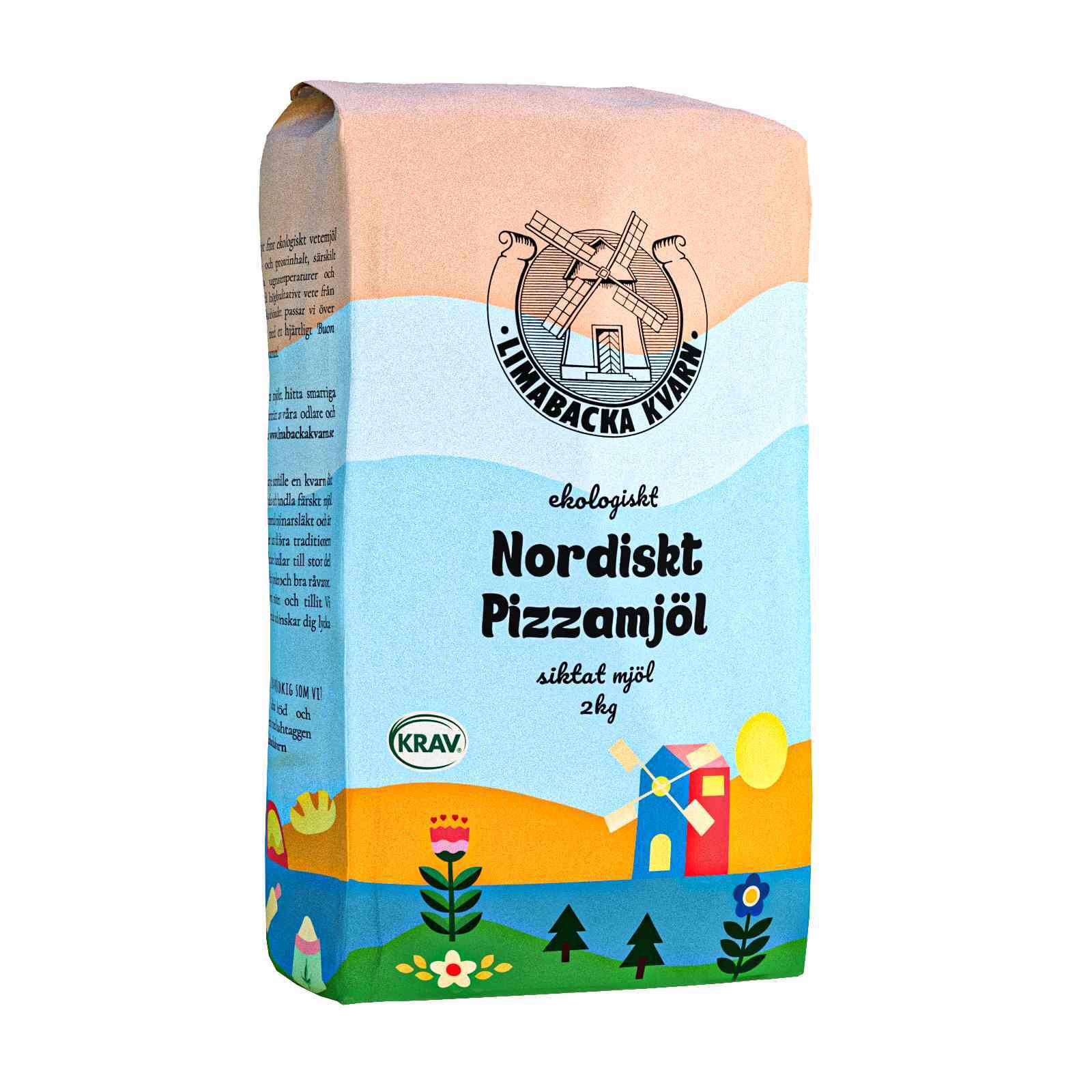 Limabacka Kvarn Nordiskt Pizzamjöl 2 kg