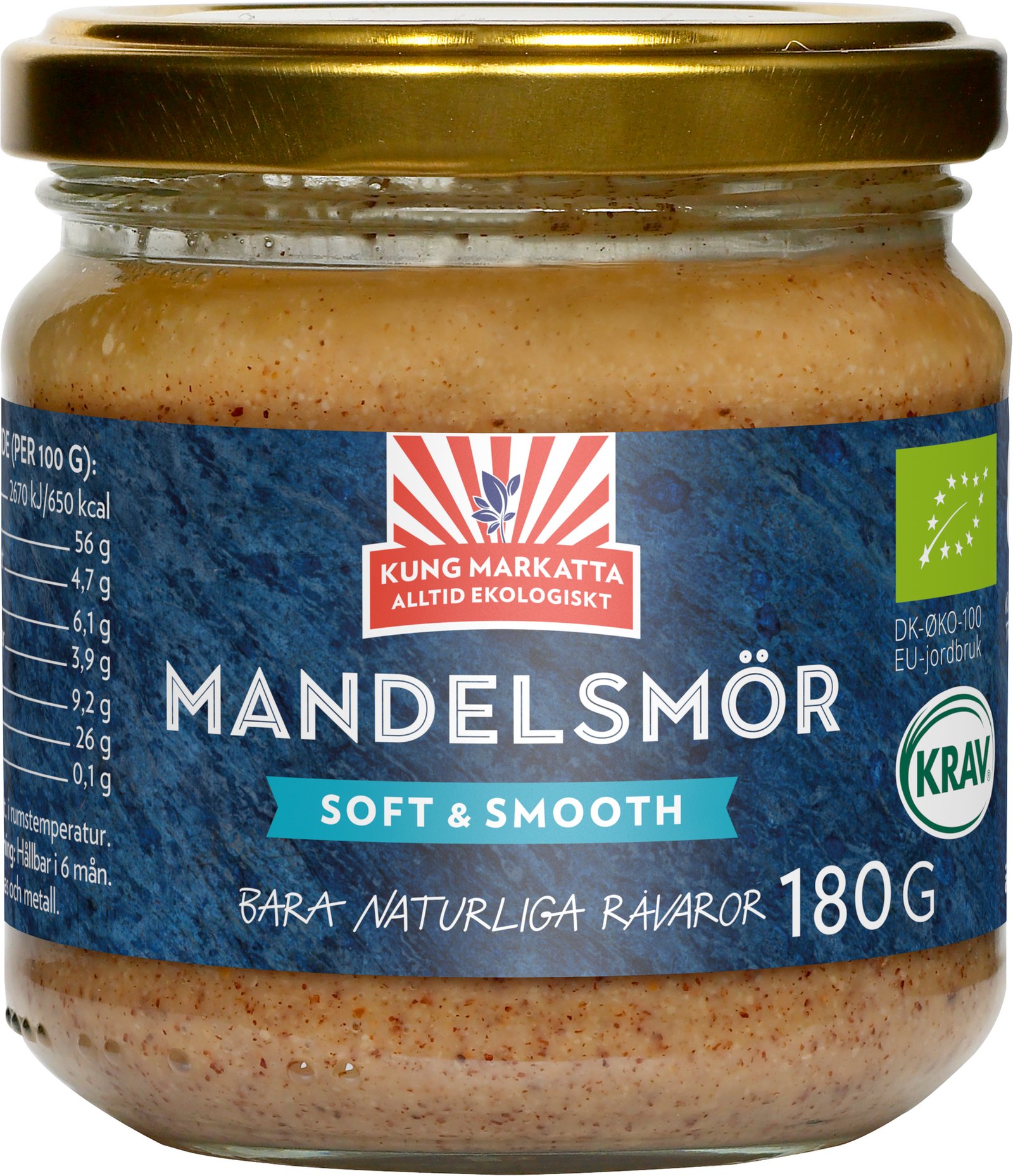 Kung Markatta Mandelsmör KRAV 180 g