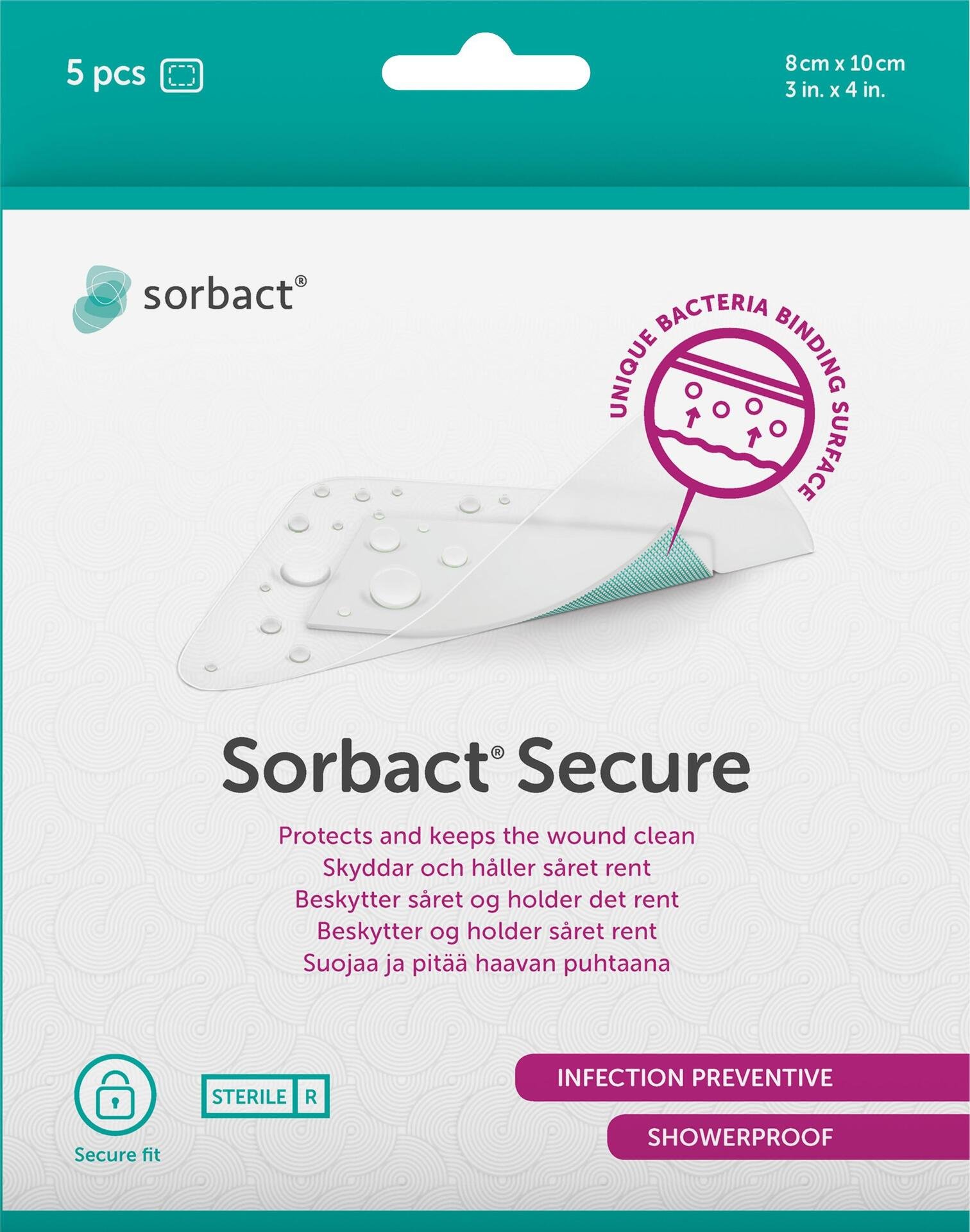 Sorbact Secure 8x10 cm