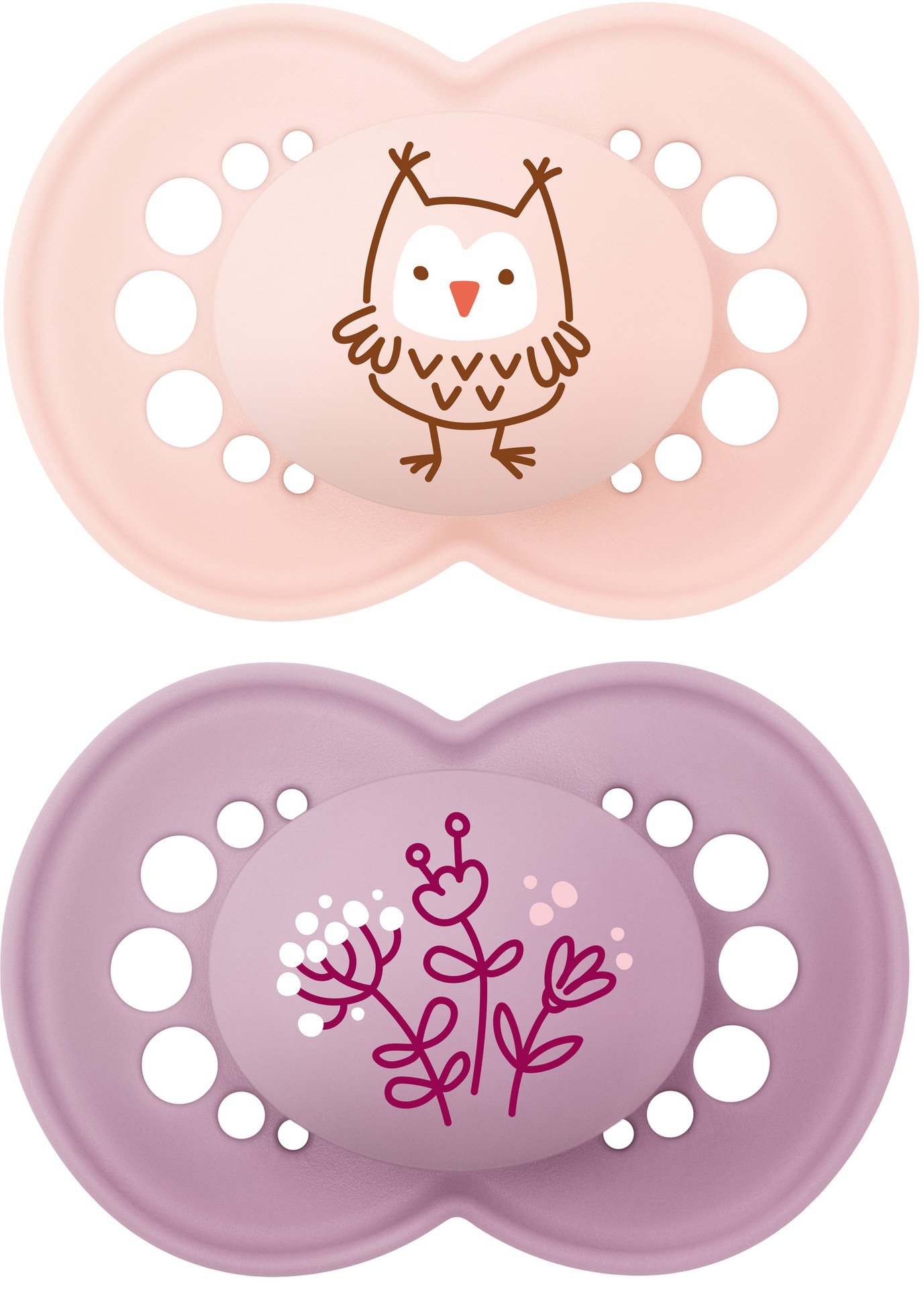 Mam Original Silikon Nappar 16-36 Månader 2 st - Olika färger