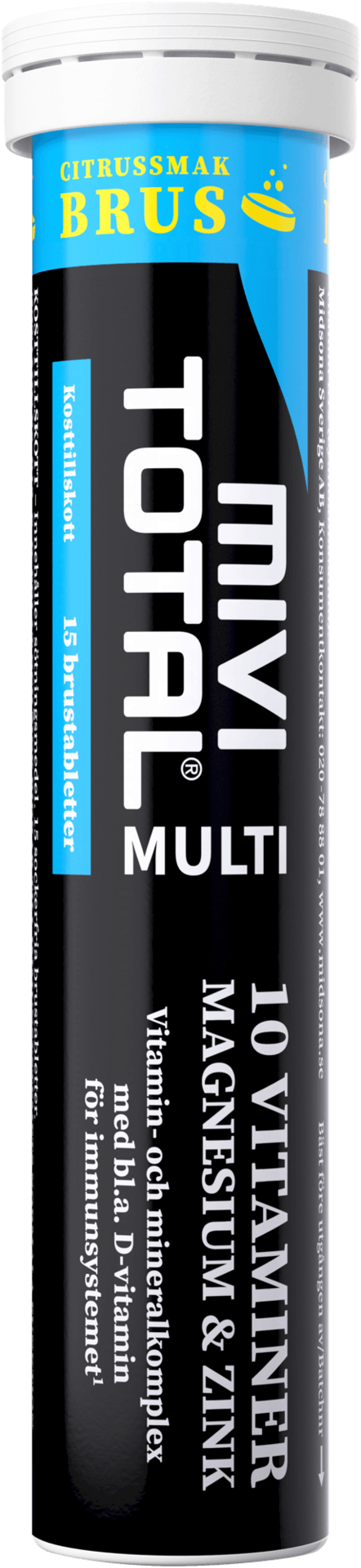 Mivitotal Multivitamin & Mineral 15 brustabletter