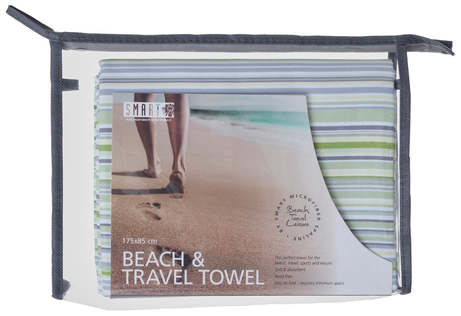 Smart Microfiber Beachtowel Grön