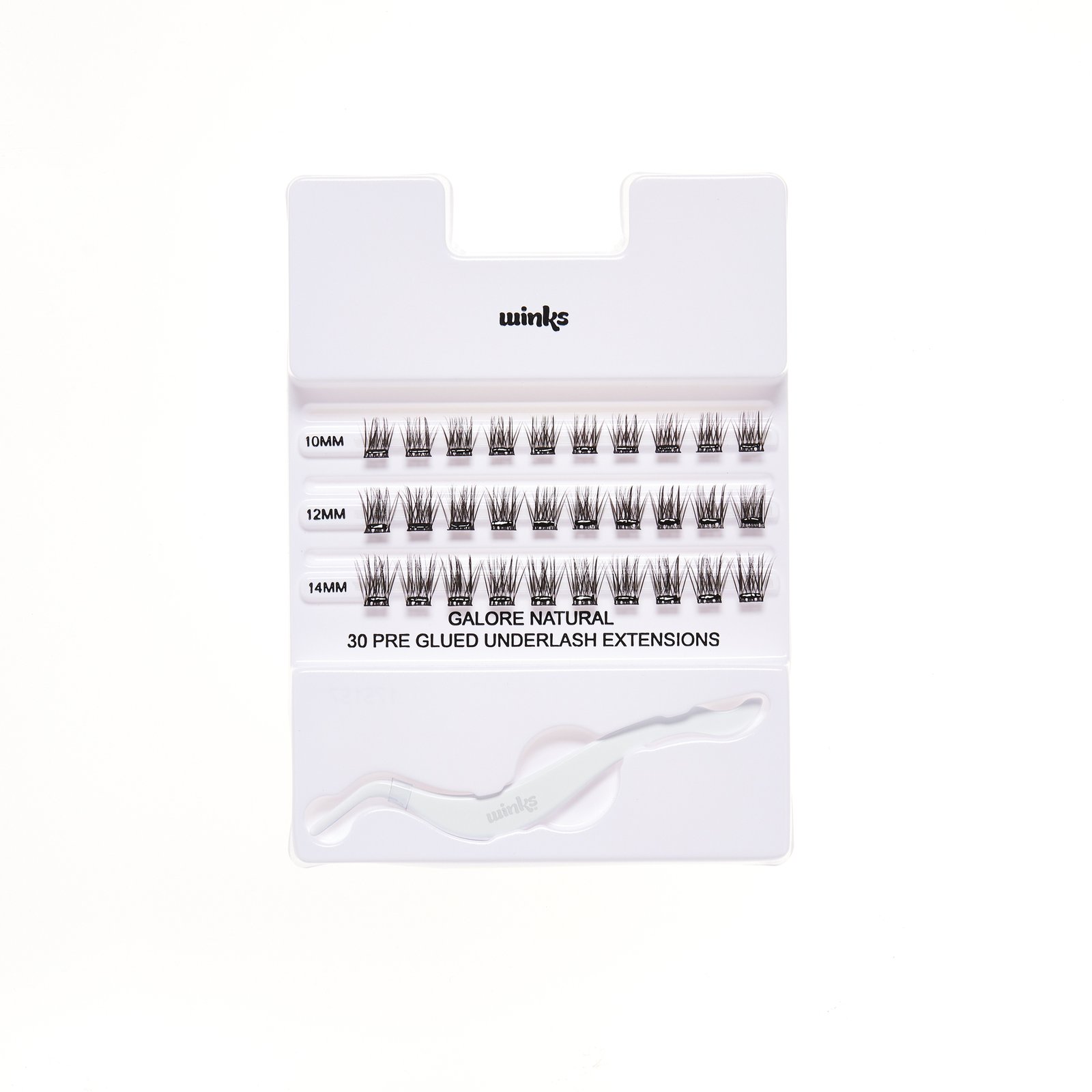 Ardell Winks Press On Underlash Extensions Galore Natural 30 st