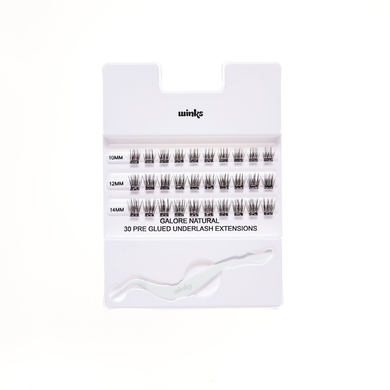 Ardell Winks Press On Underlash Extensions Galore Natural 30 st