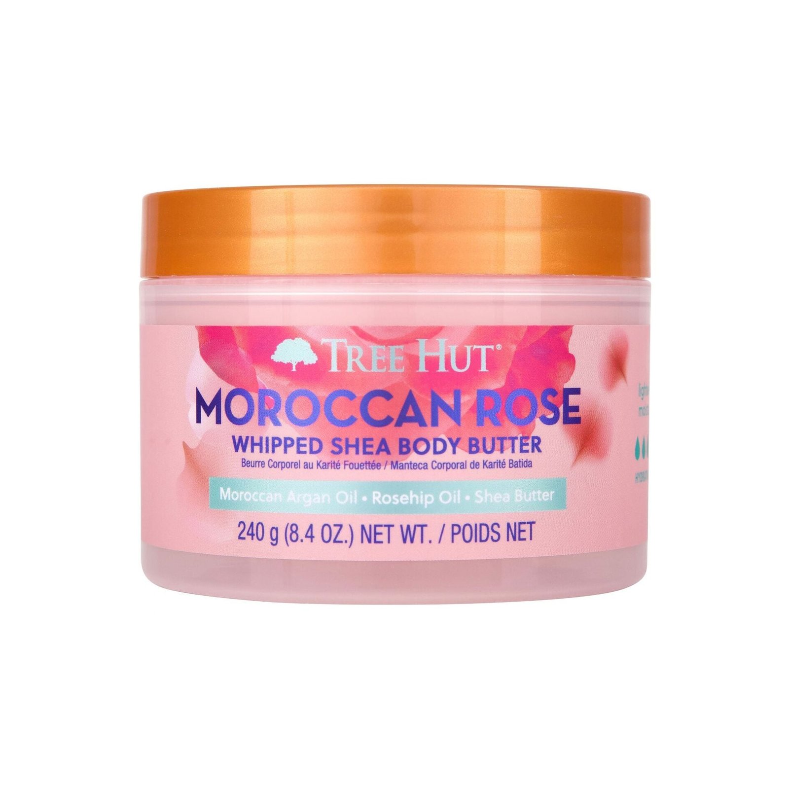 TREE HUT Whipped Body Butter Moroccan Rose 240g
