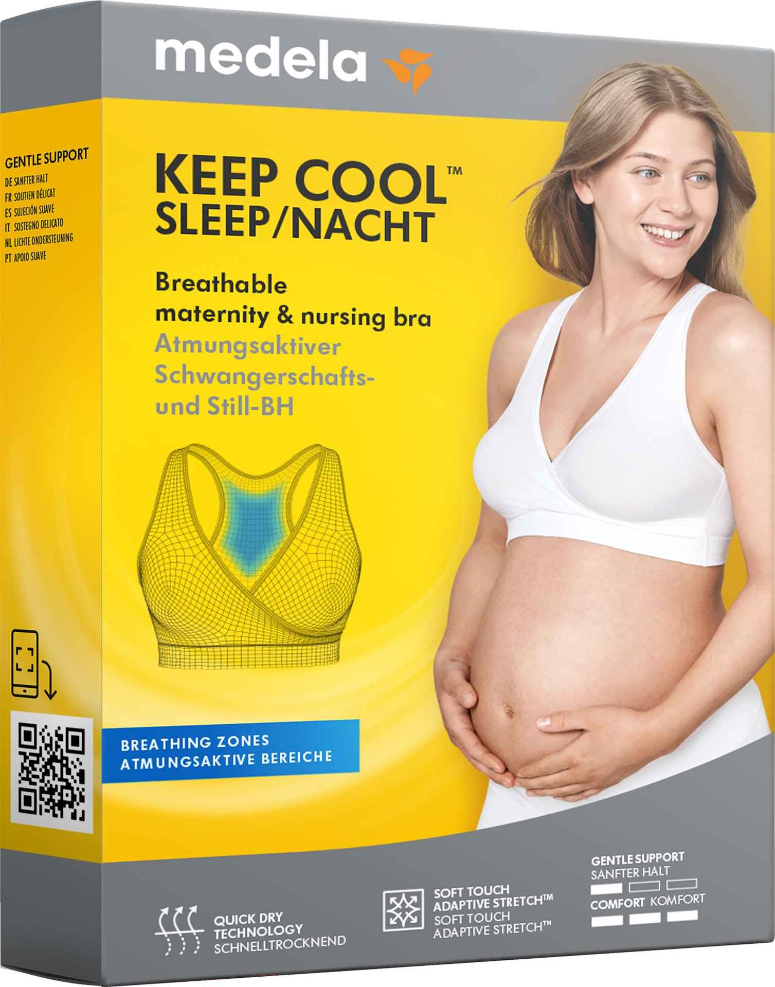 Medela Natt & Amnings-BH Keep Cool Small Vit 1 st