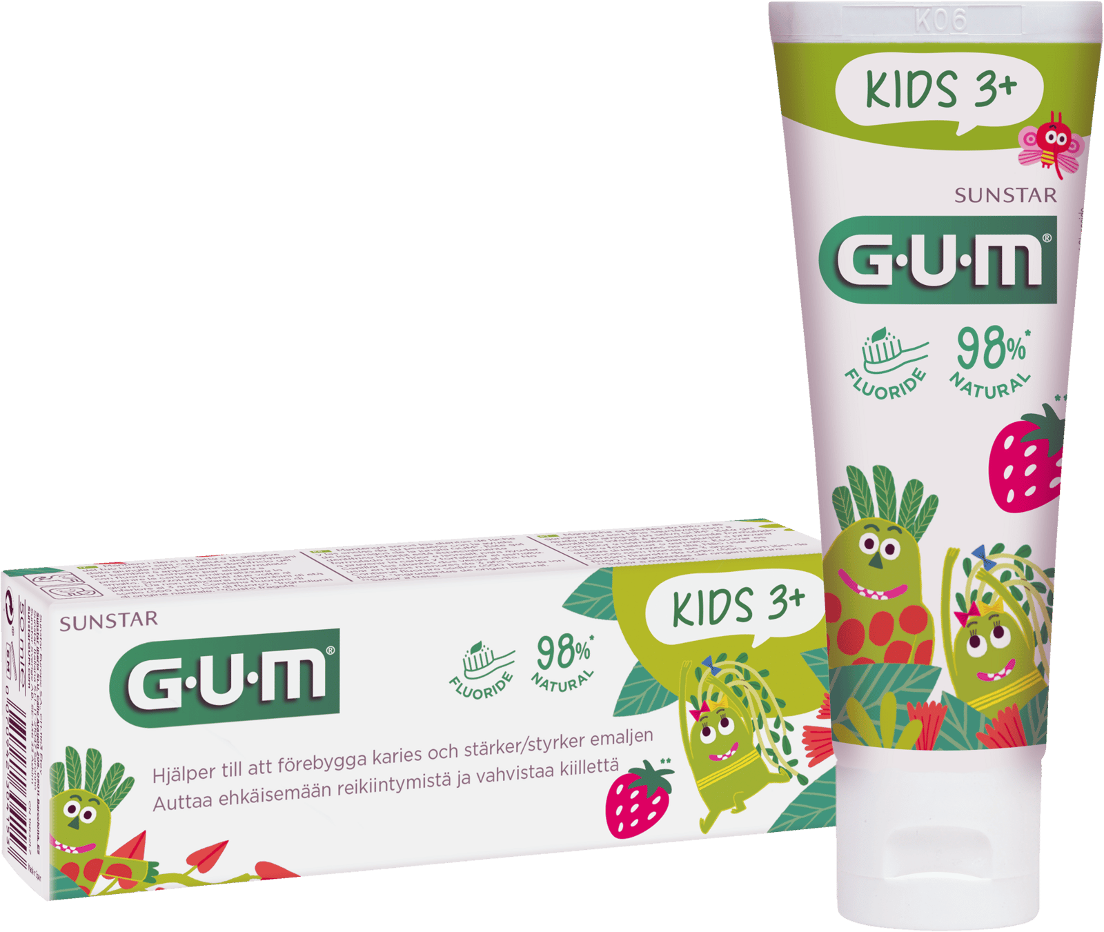 GUM Kids Tandkräm 3+ 50 ml