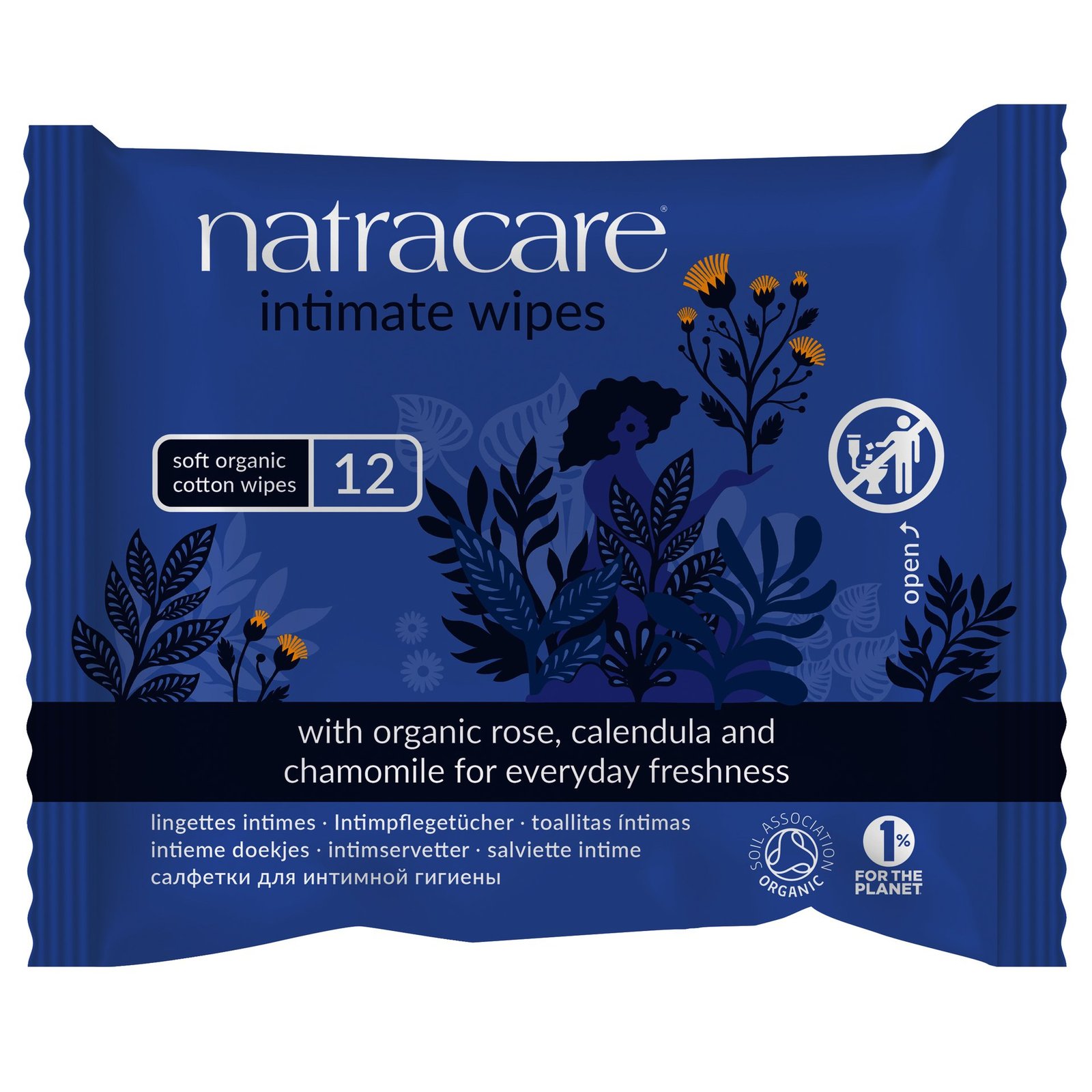 Natracare Intimservetter 12 st