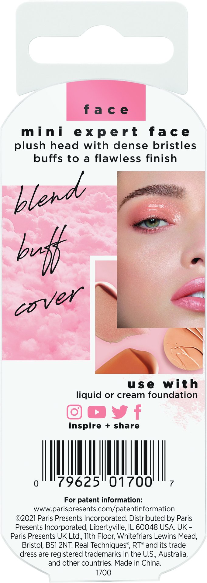 REAL TECHNIQUES Mini Expert Face Brush 1 st