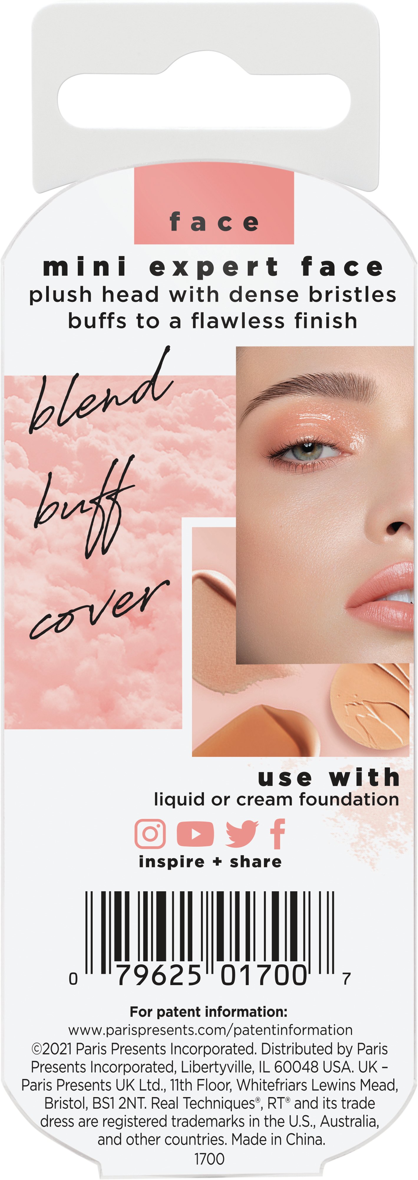 REAL TECHNIQUES Mini Expert Face Brush 1 st