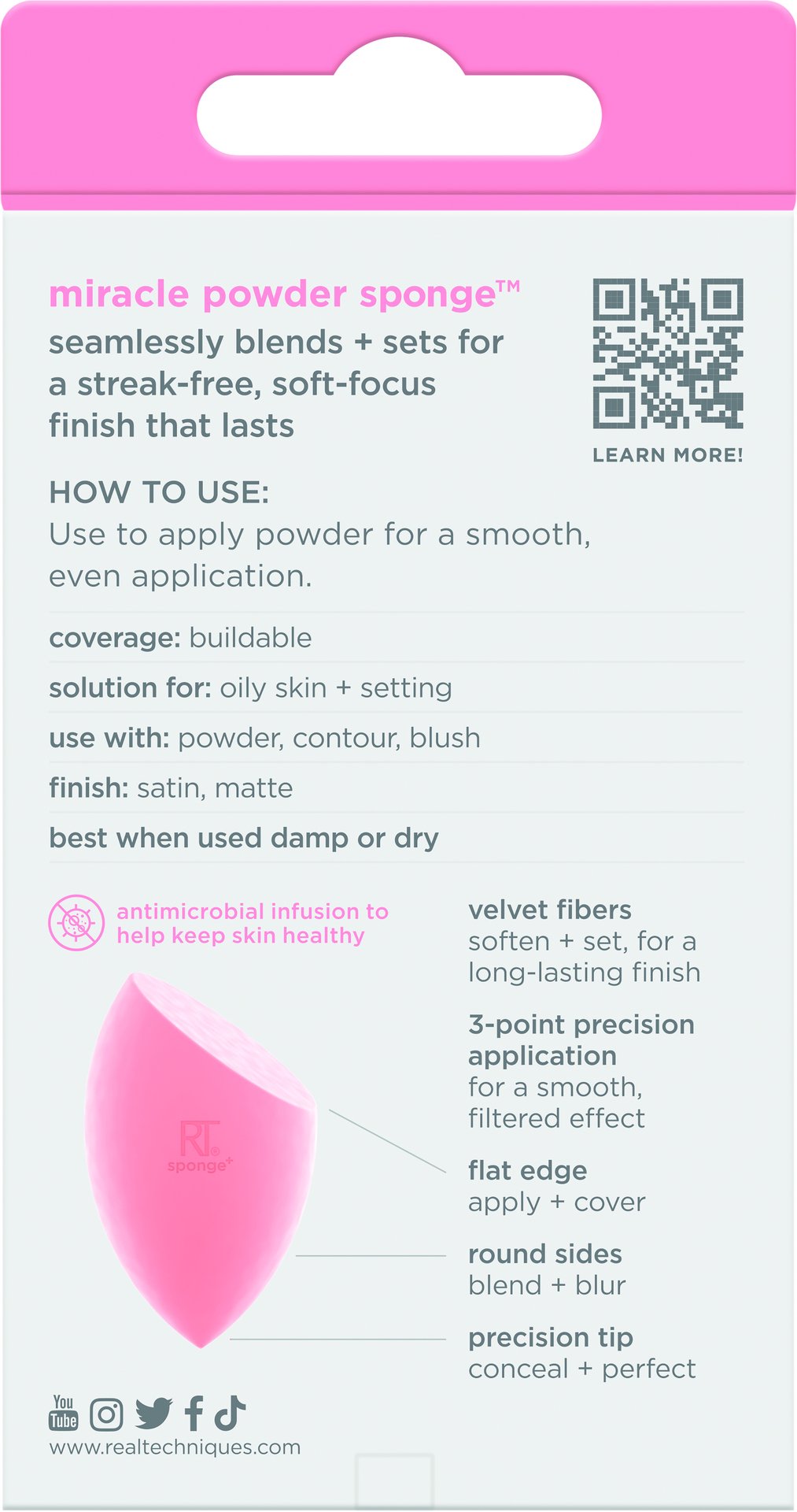 REAL TECHNIQUES Miracle Powder Sponge 1 st