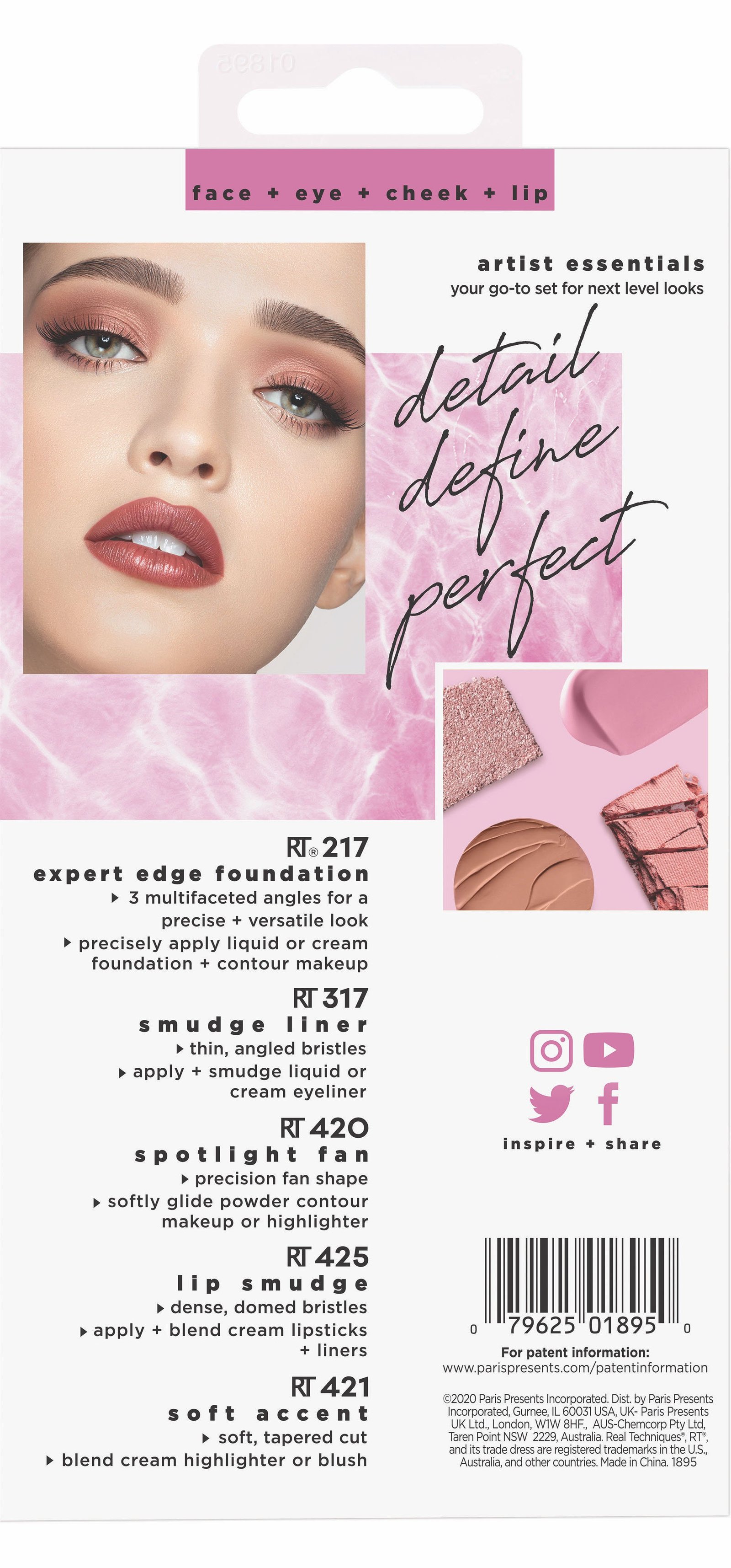 REAL TECHNIQUES Artist Essentials 1 set