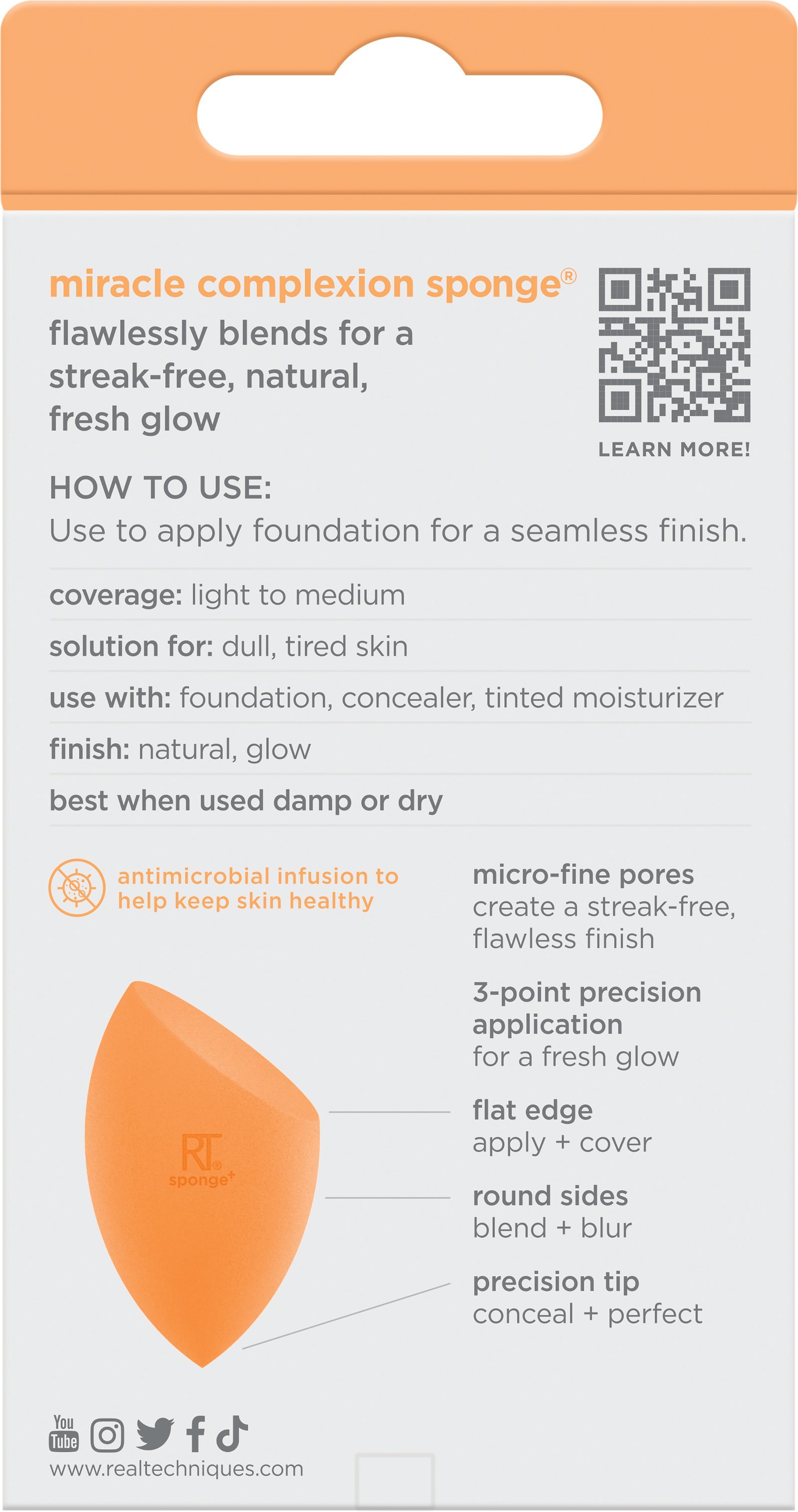 REAL TECHNIQUES Miracle Complexion Sponge 1 st