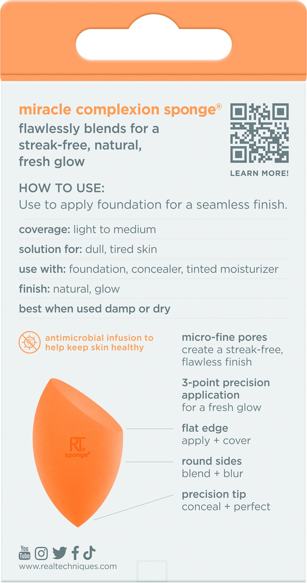 REAL TECHNIQUES Miracle Complexion Sponge 1 st