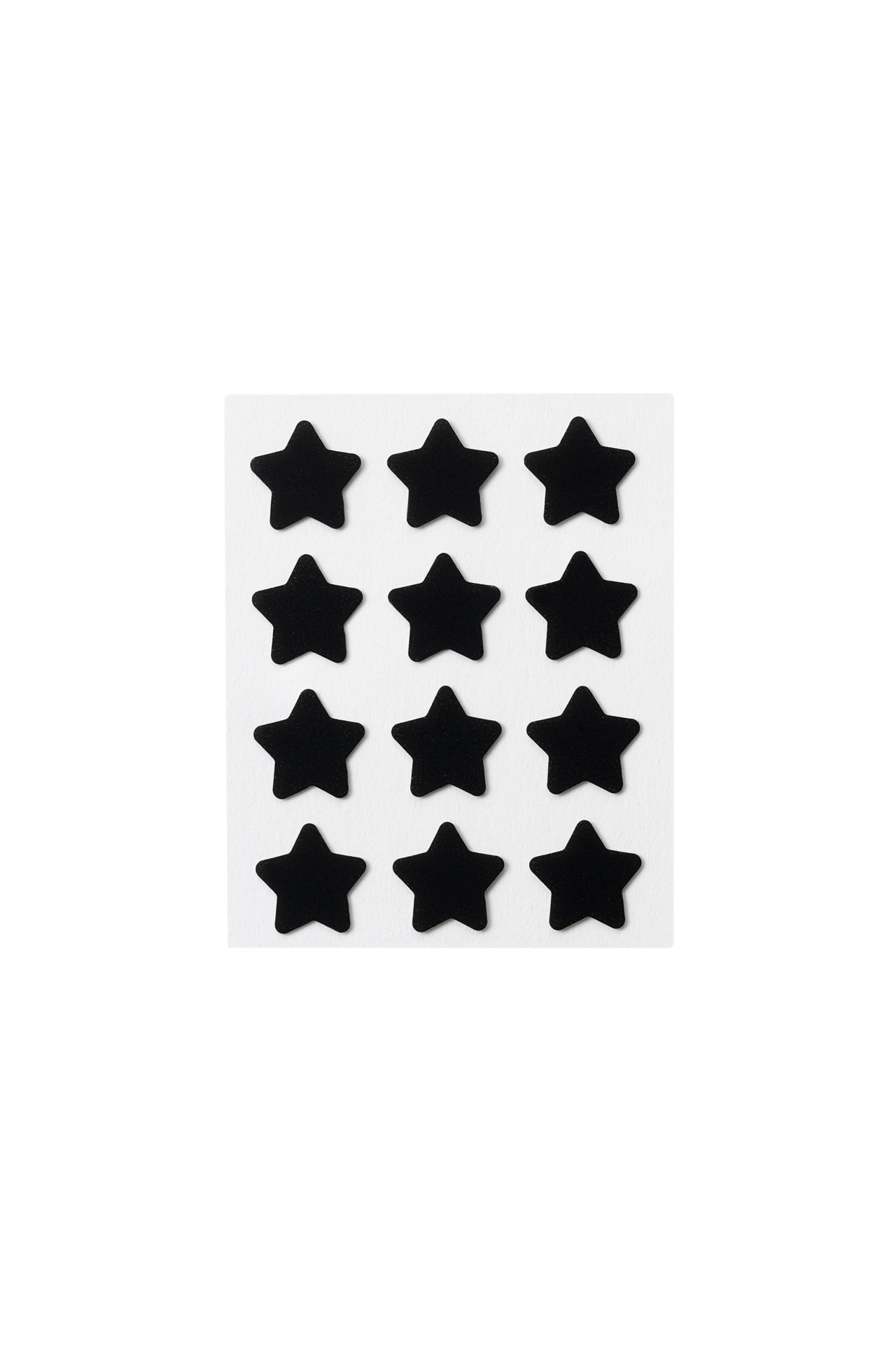 Peggy World Blemish Patches Hearts and Stars Black 24 st