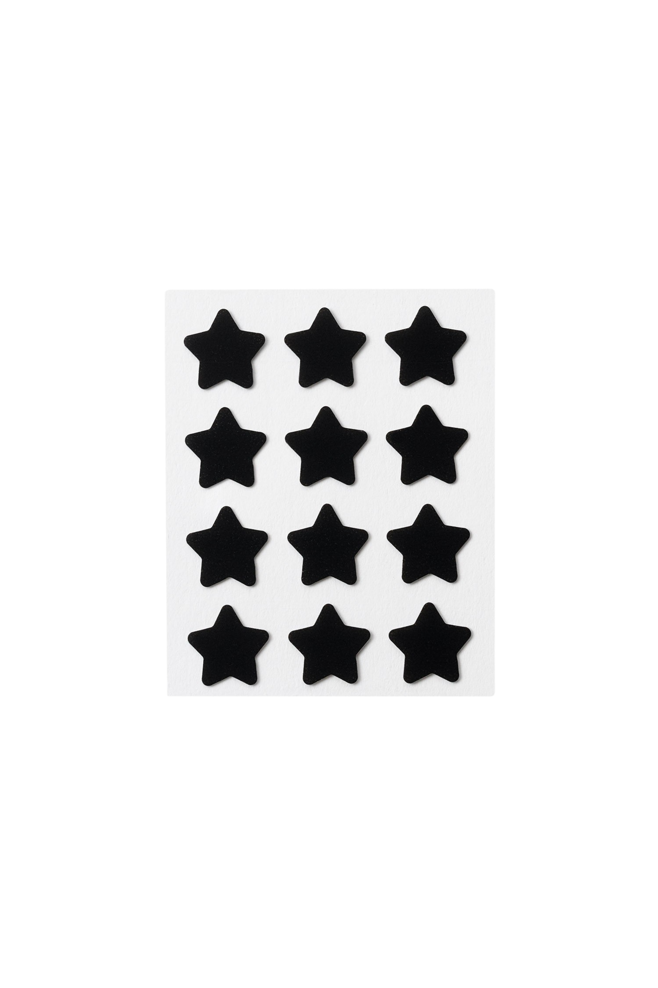 Peggy World Blemish Patches Hearts and Stars Black 24 st