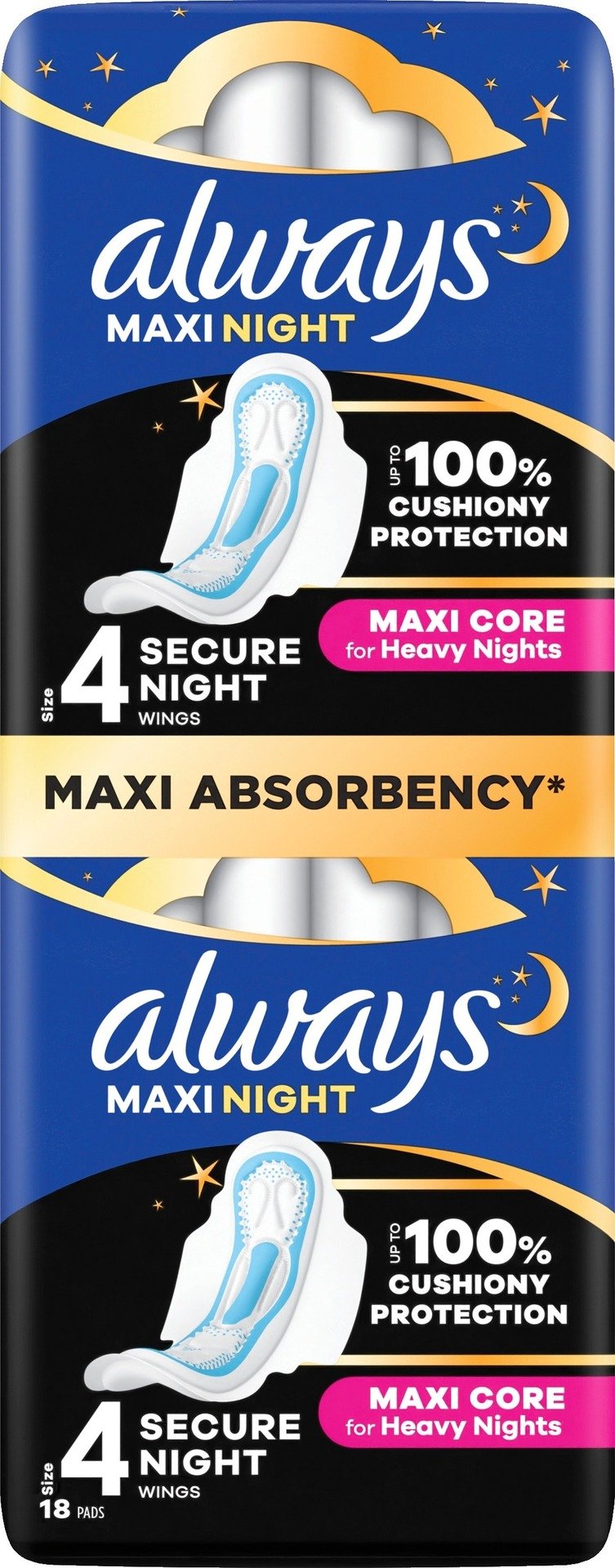 Always Maxi Size 4 Night  18 st