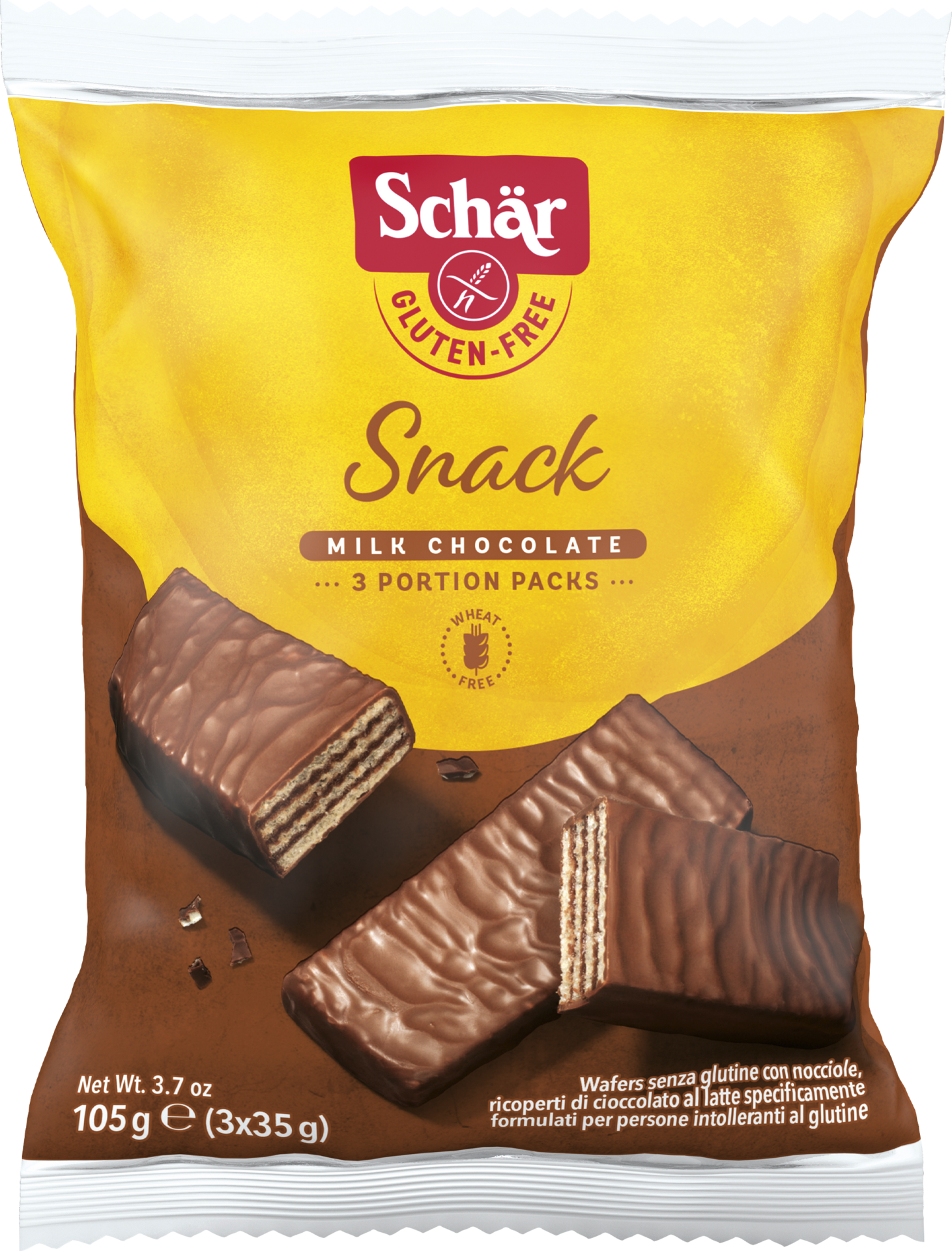 Schär Glutenfria Rån med Nötkräm & Choklad 105 g