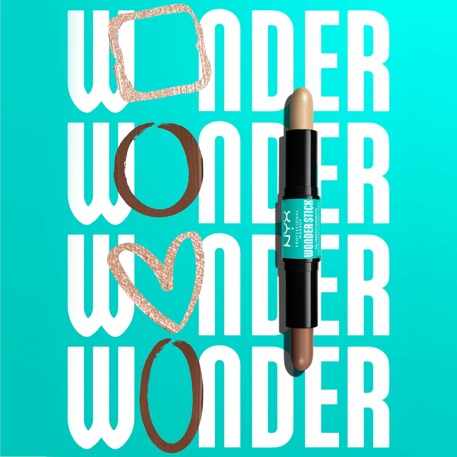 NYX Professional Makeup Wonder Stick Dual-Ended Face Shaping Stick 4 Medium 1 st