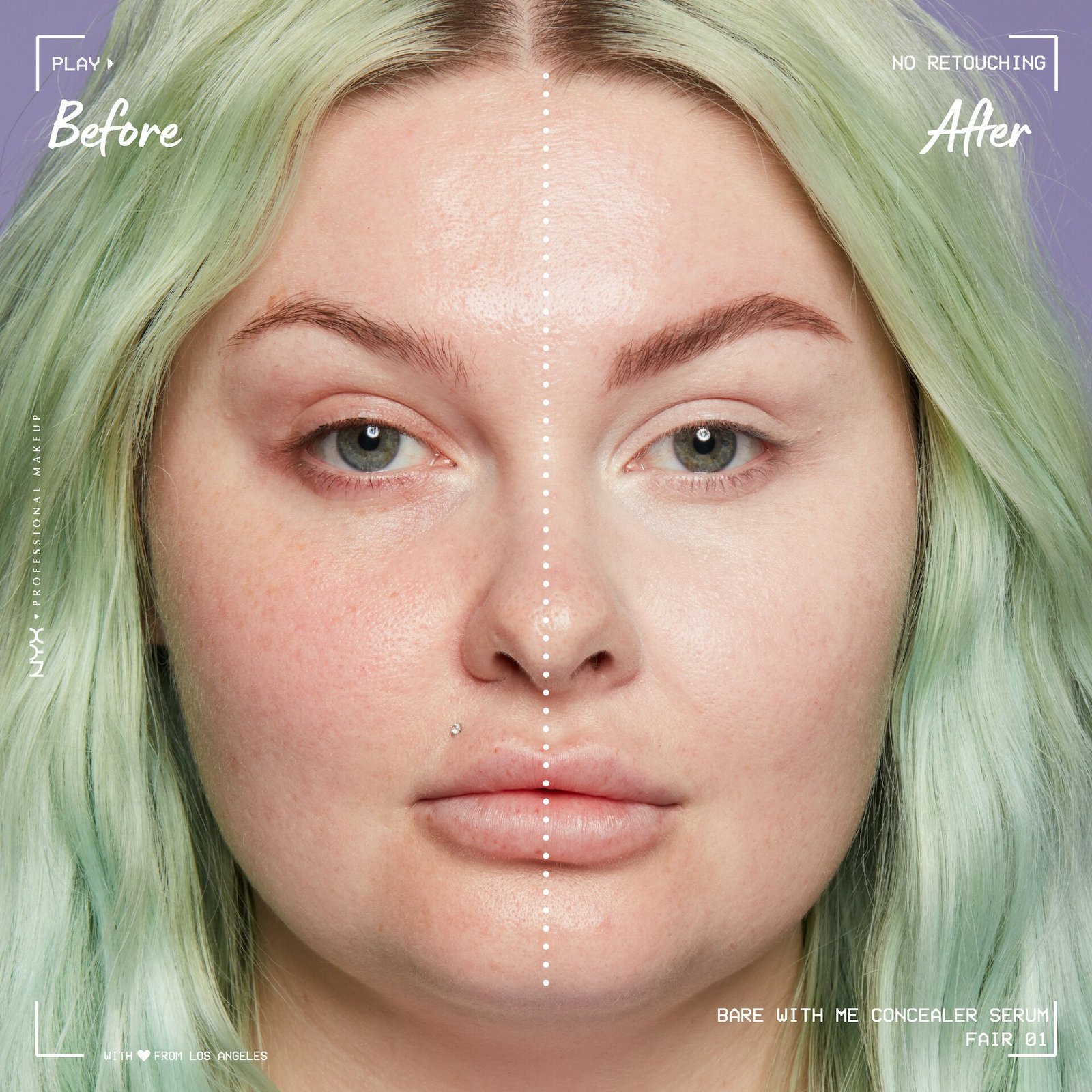 NYX Professional Makeup Bare With Me Concealer Serum 1 Fair 9,6 ml