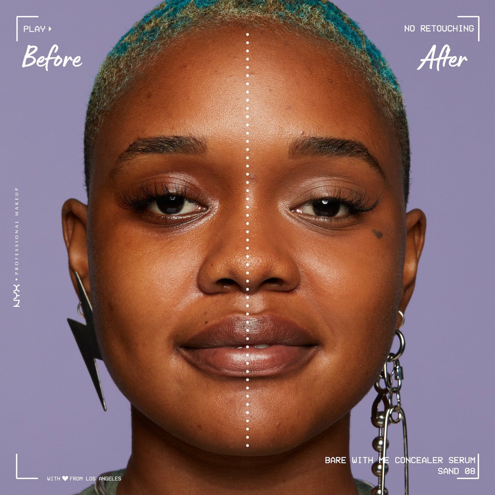 NYX Professional Makeup Bare With Me Concealer Serum 8 Sand 9,6 ml