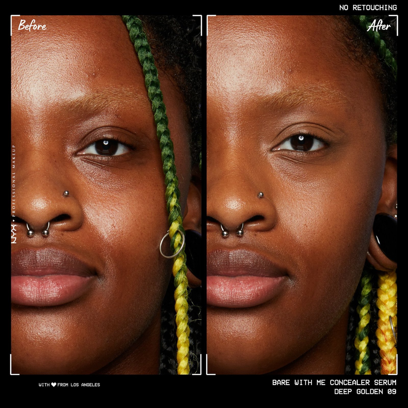 NYX Professional Makeup Bare With Me Concealer Serum 9 Deep Golden 9,6 ml