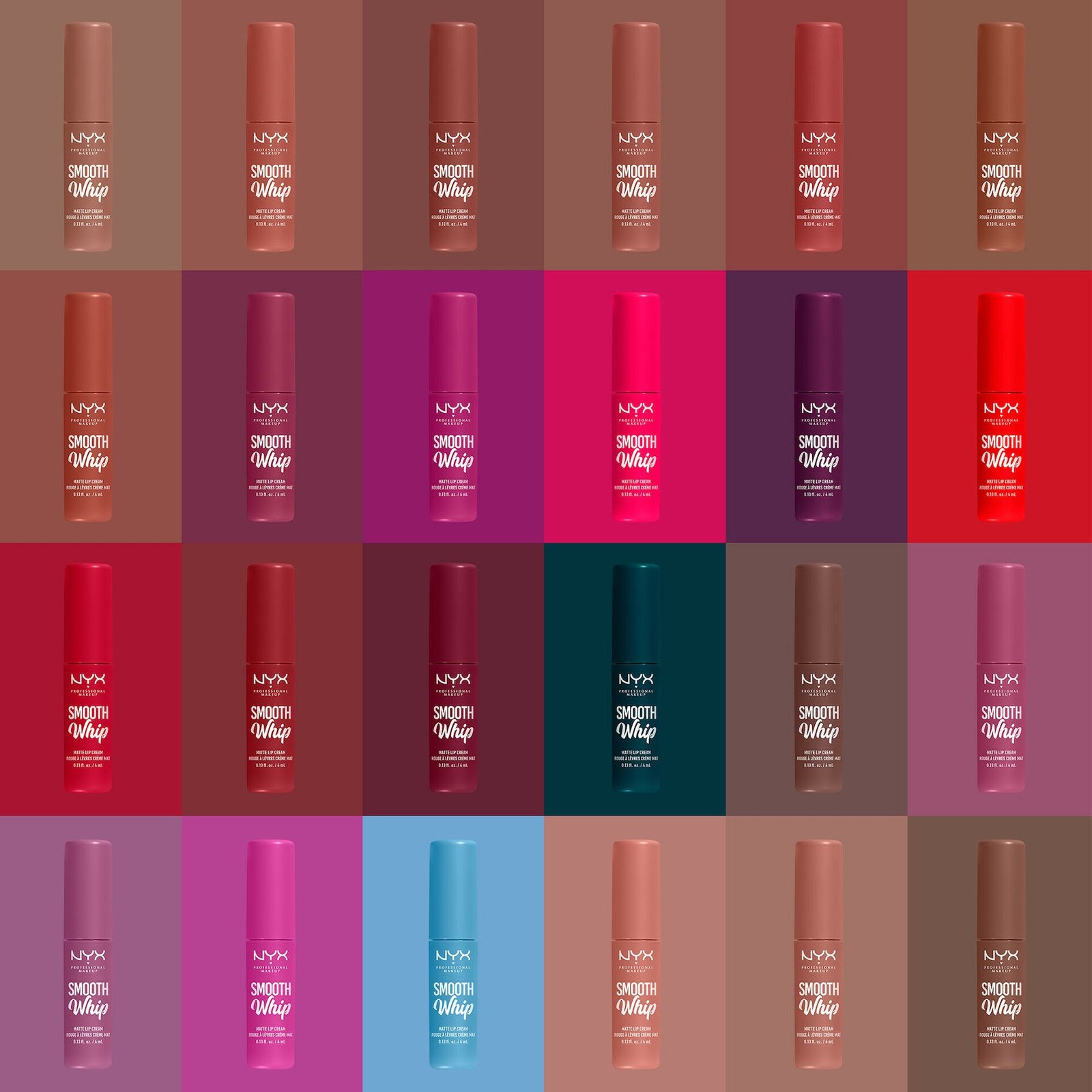 NYX Professional Makeup Smooth Whip Matte Lip Cream 1 Pancake Stacks 4 ml