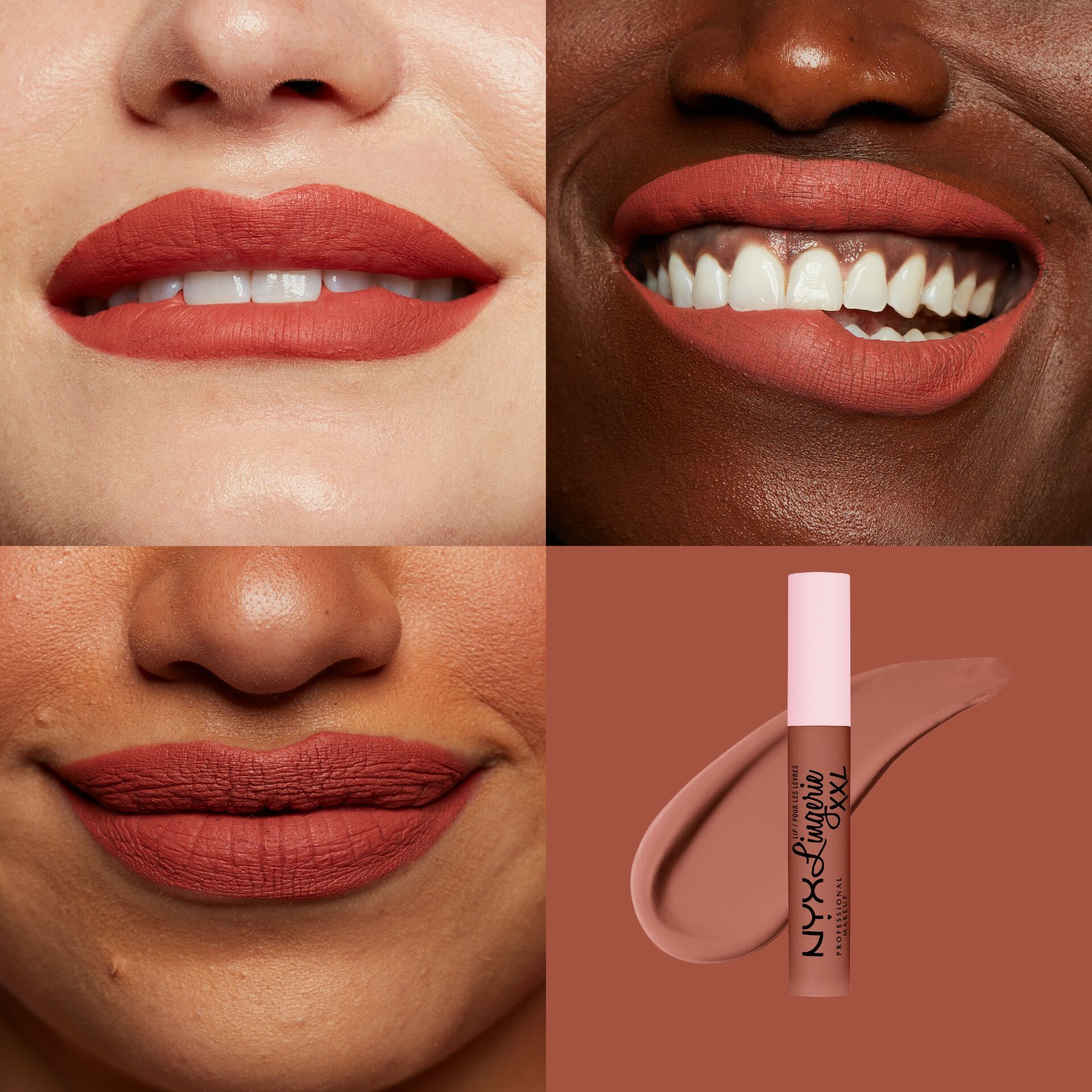 NYX Professional Makeup Lip Lingerie XXL Matte Liquid Lipstick 25 Candela Babe 4 ml