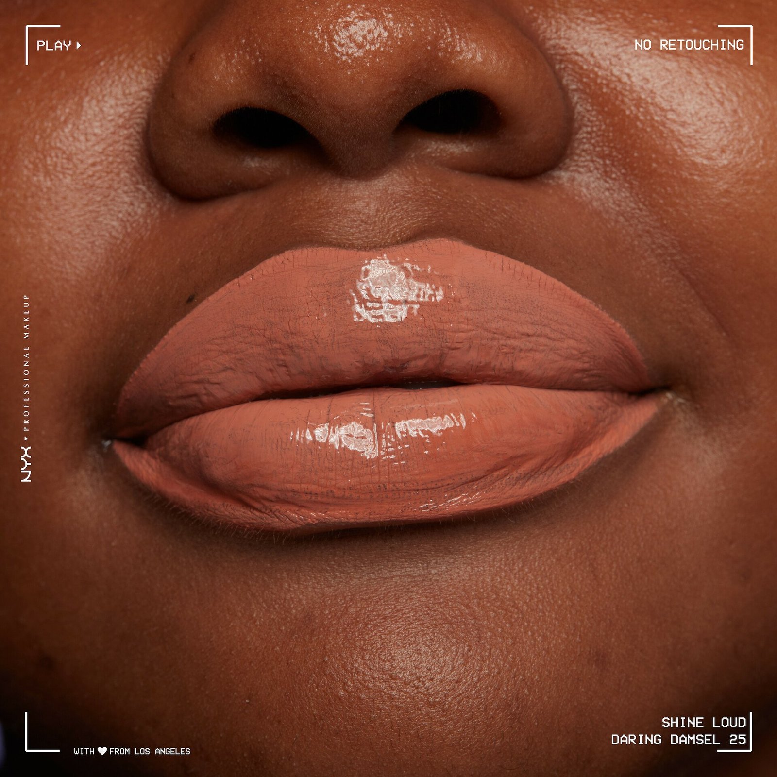 NYX Professional Makeup Shine Loud High Pigment Lip Shine 25 Daring Damsel 1 st