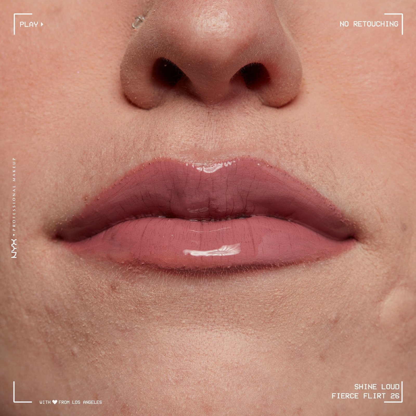 NYX Professional Makeup Shine Loud High Pigment Lip Shine 26 Fierce Flirt 1 st