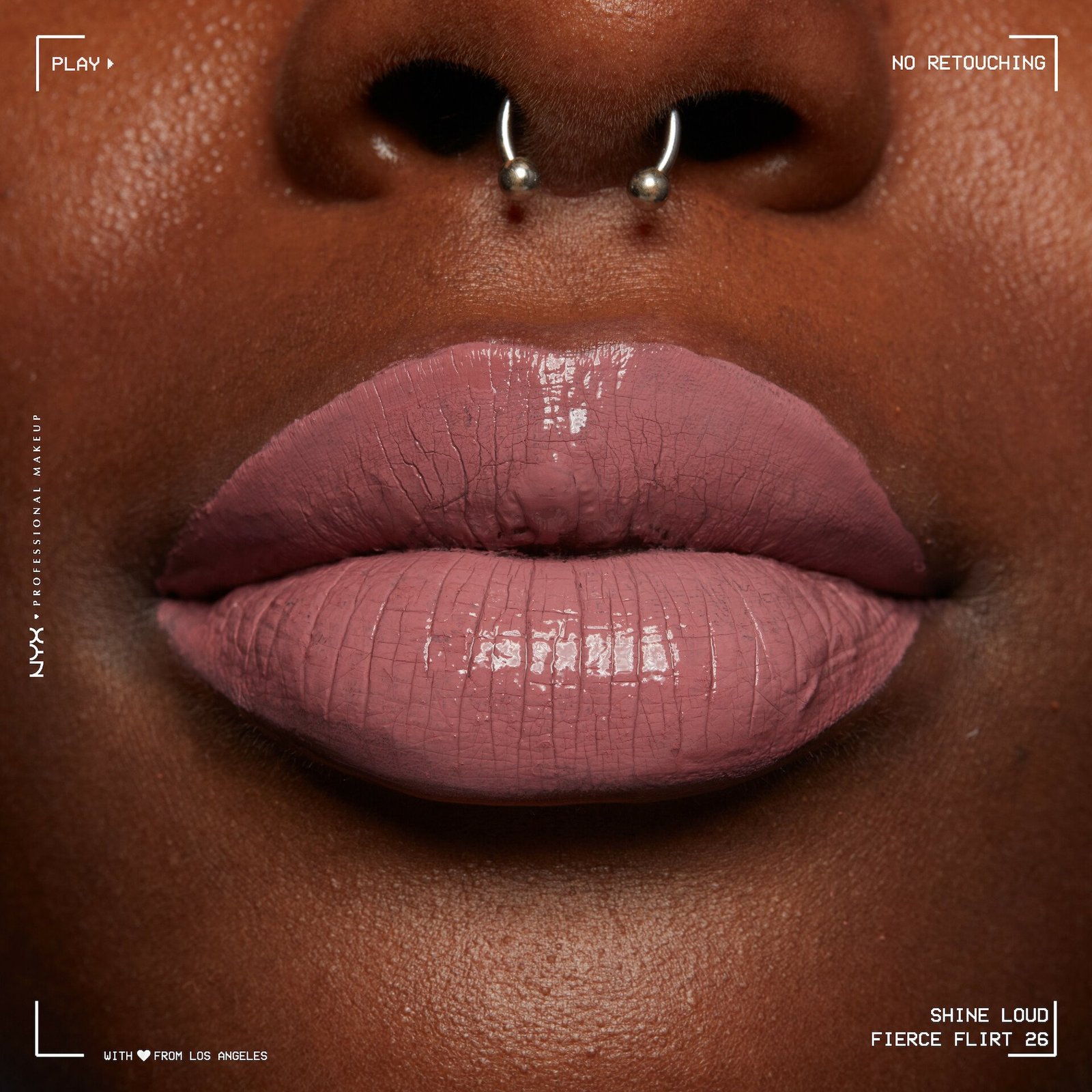 NYX Professional Makeup Shine Loud High Pigment Lip Shine 26 Fierce Flirt 1 st