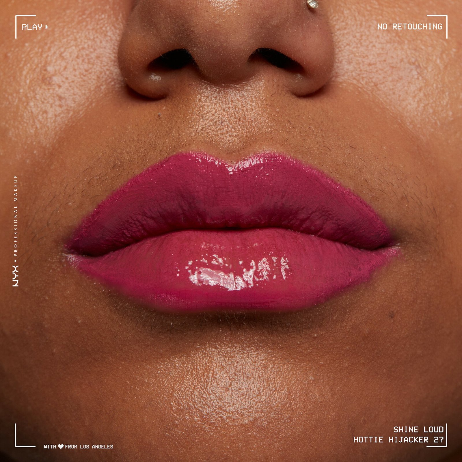 NYX Professional Makeup Shine Loud High Pigment Lip Shine 27 Hottie Hijacker 1 st