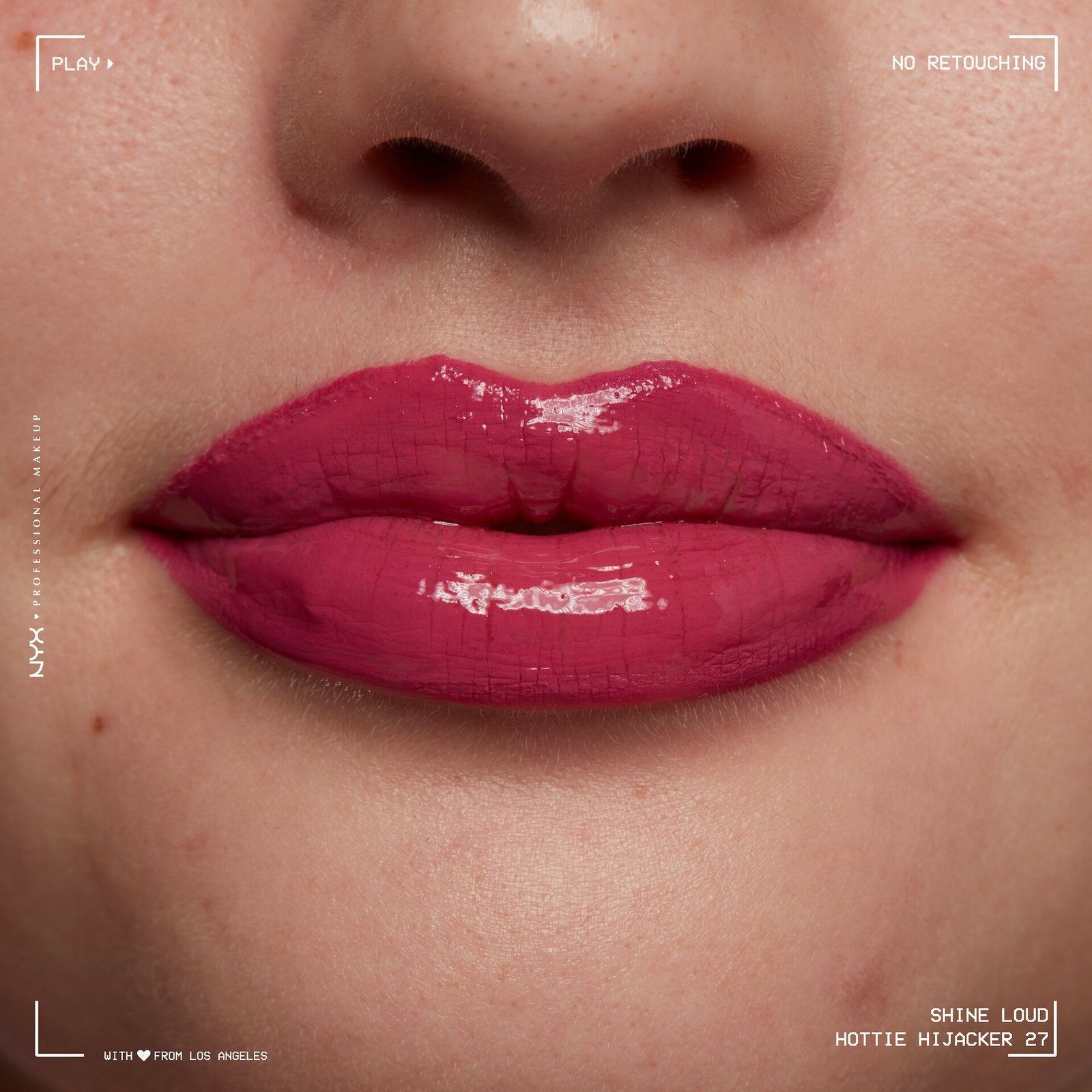 NYX Professional Makeup Shine Loud High Pigment Lip Shine 27 Hottie Hijacker 1 st