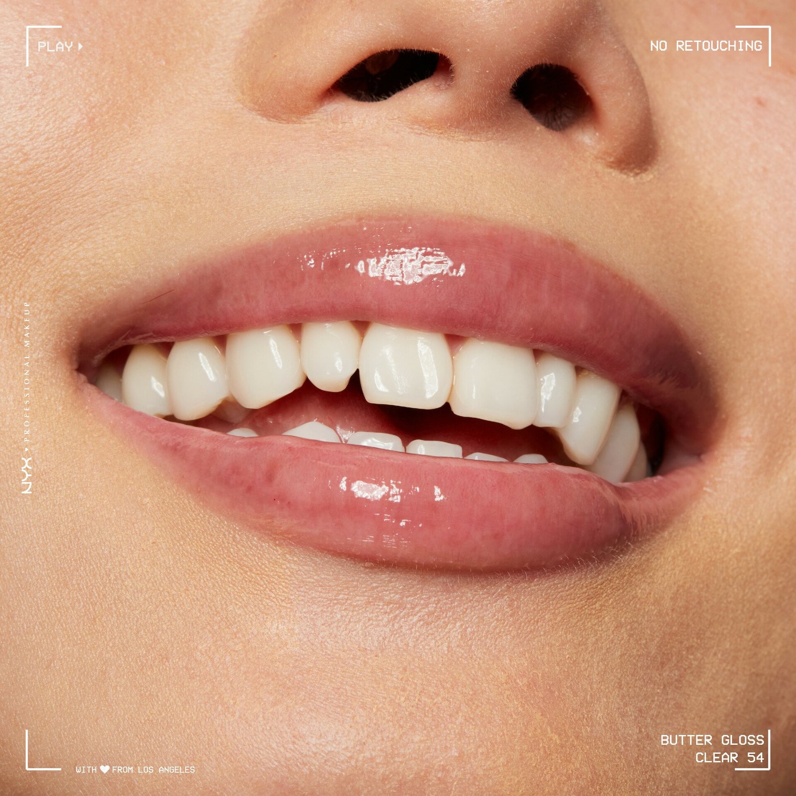 NYX Professional Makeup Butter Lip Gloss 54 Sugar Glass 8 ml