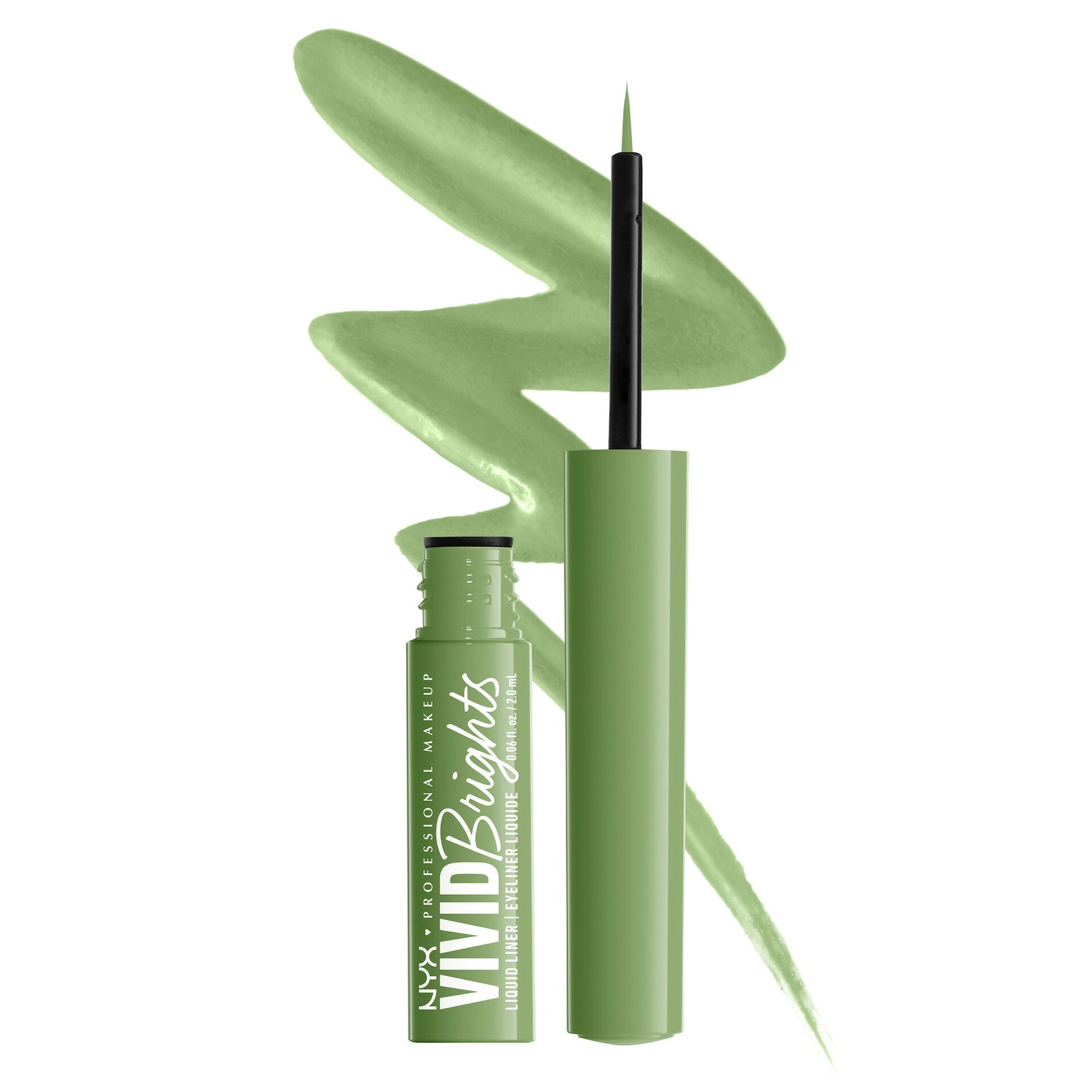 NYX Professional Makeup Vivid Bright Liquid Liner 02 Ghosted Green 2 ml