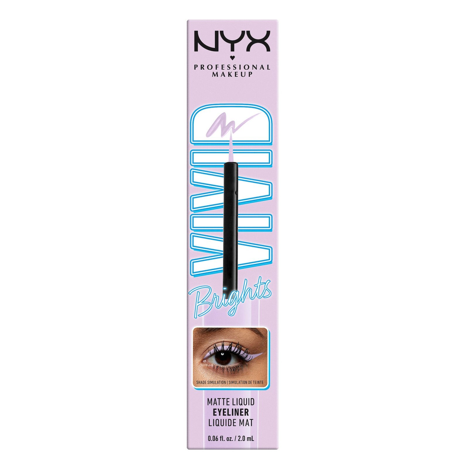 NYX Professional Makeup Vivid Bright Liquid Liner 07 Liliac Link 2 ml