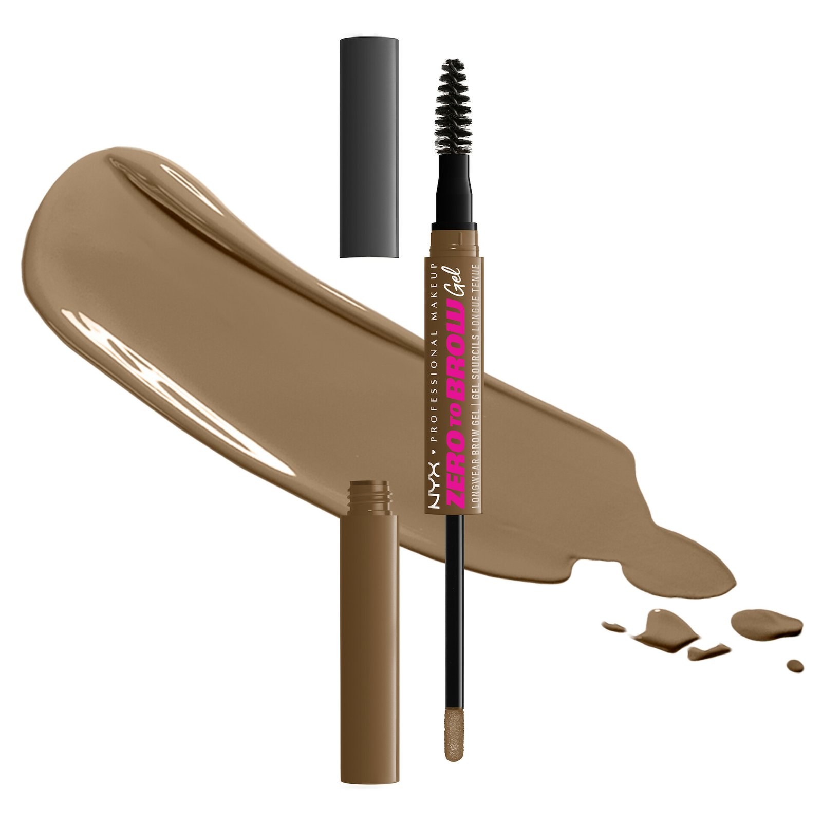 NYX Professional Makeup Zero To Brow Longwear Brow Gel 3 Taupe 1 st