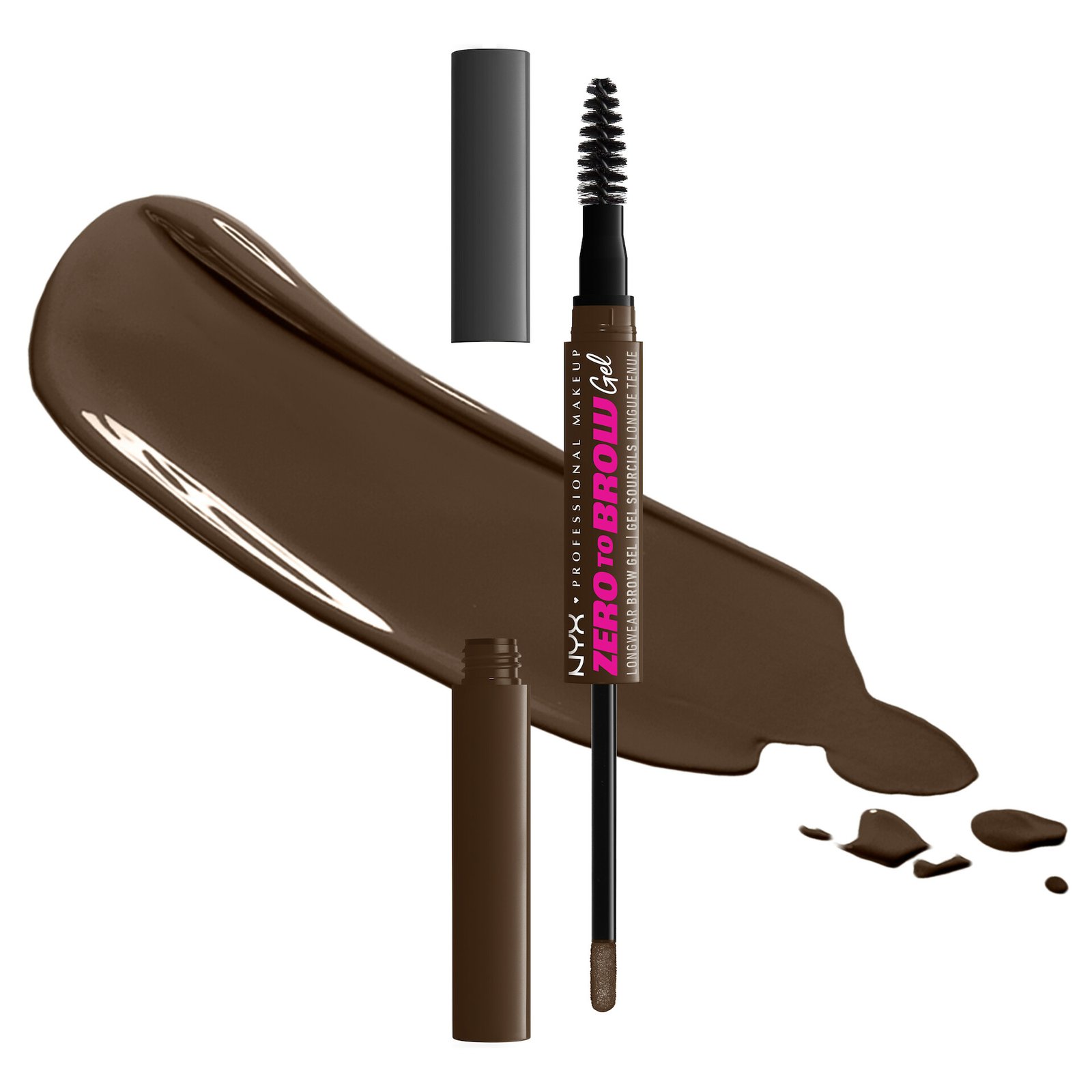 NYX Professional Makeup Zero To Brow Longwear Brow Gel 7 Espresso 1 st