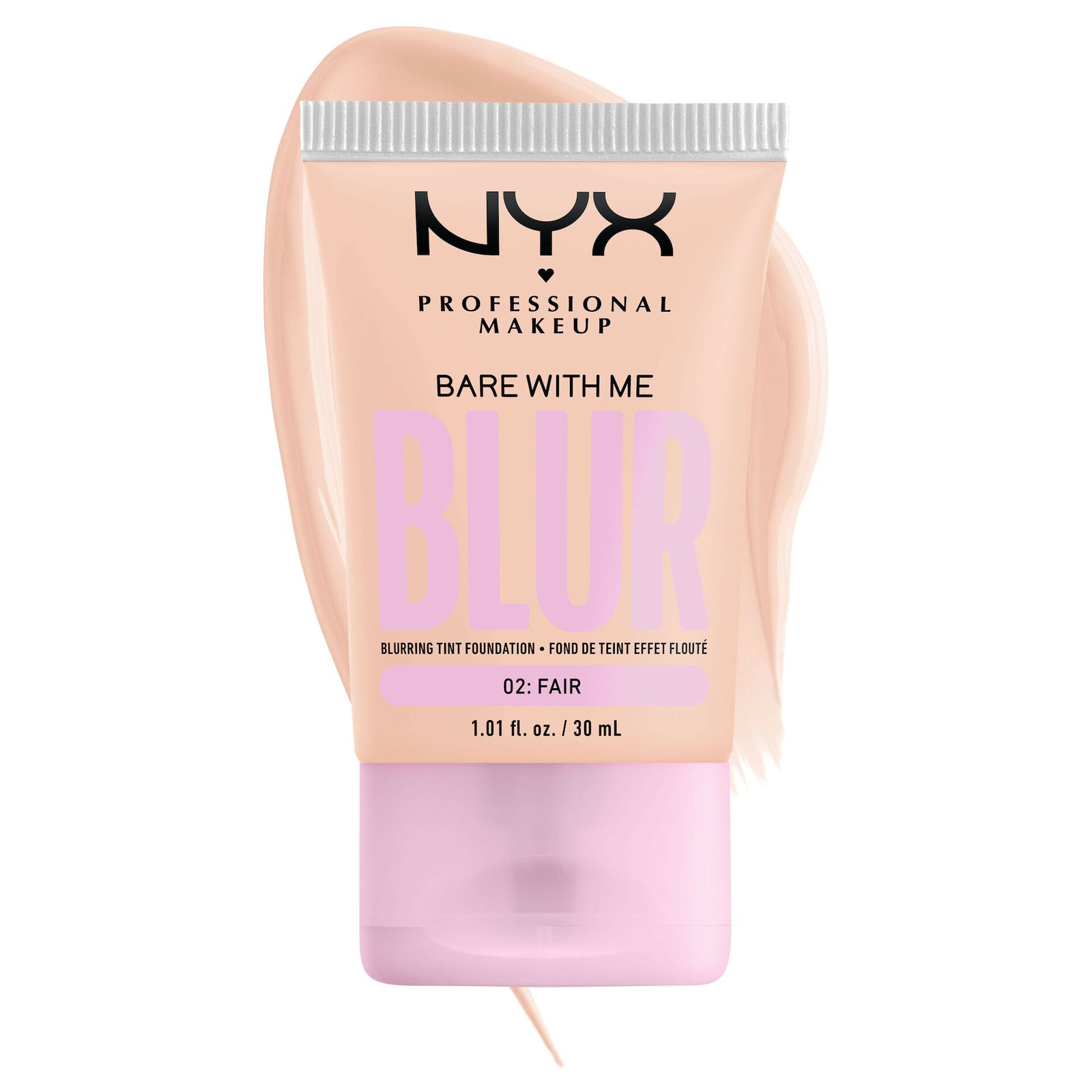 NYX Professional Makeup Bare With Me Blur Tint Foundation 2 Fair 30 ml