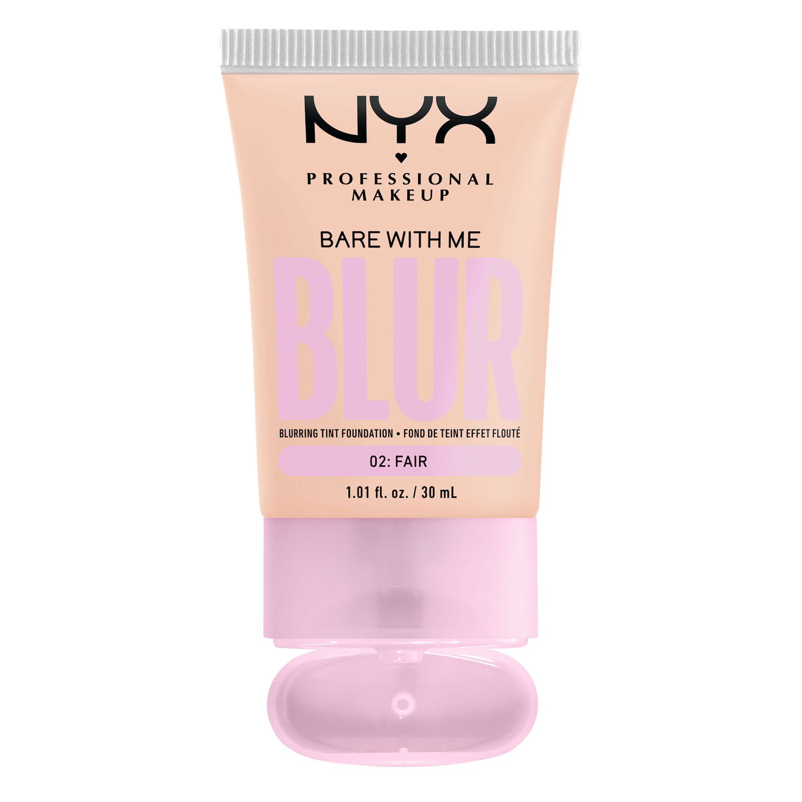 NYX Professional Makeup Bare With Me Blur Tint Foundation 2 Fair 30 ml