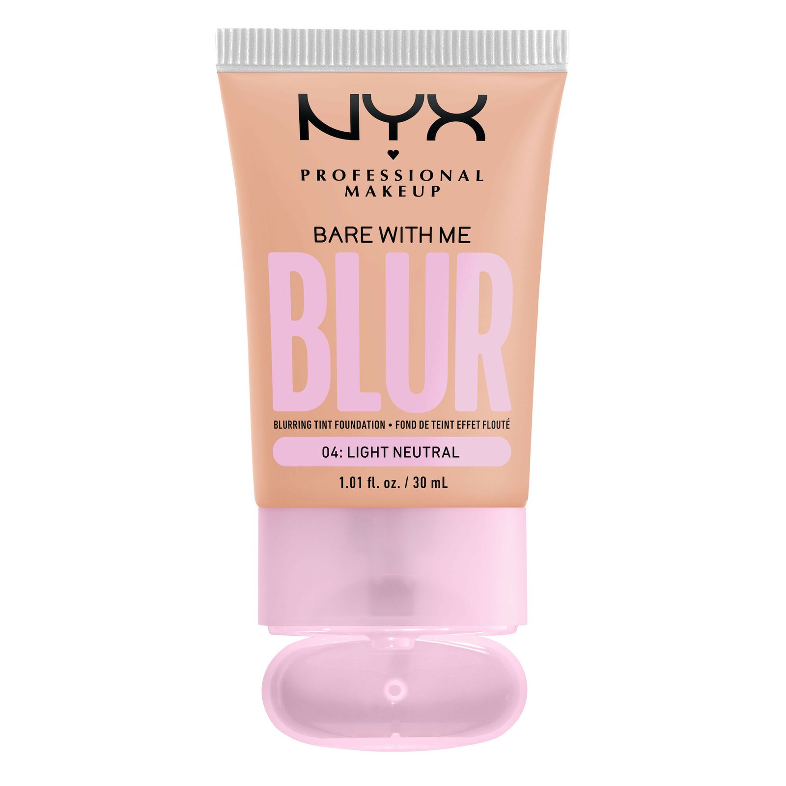 NYX Professional Makeup Bare With Me Blur Tint Foundation 4 Light Neutral 30 ml