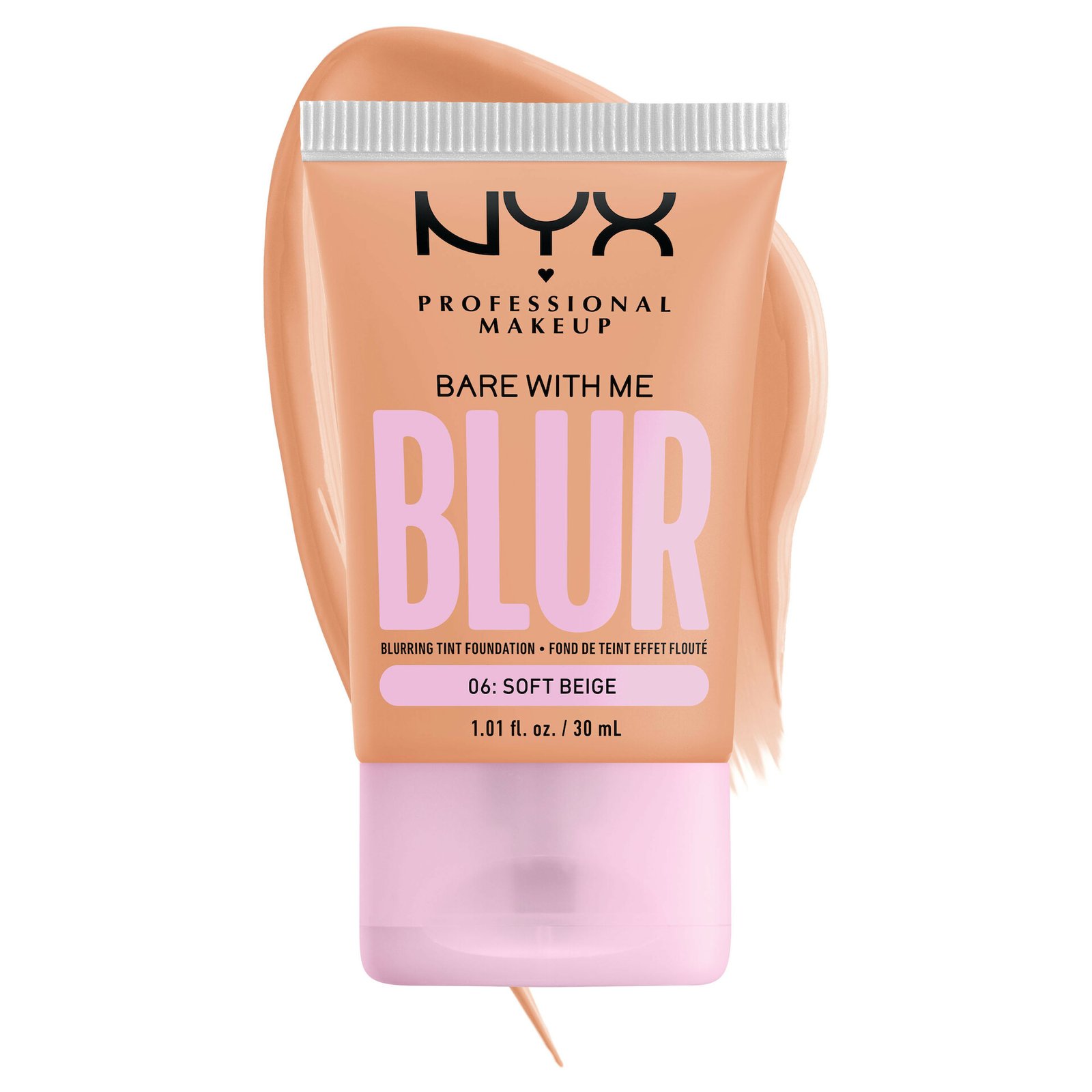 NYX Professional Makeup Bare With Me Blur Tint Foundation 6 Soft Beige 30 ml