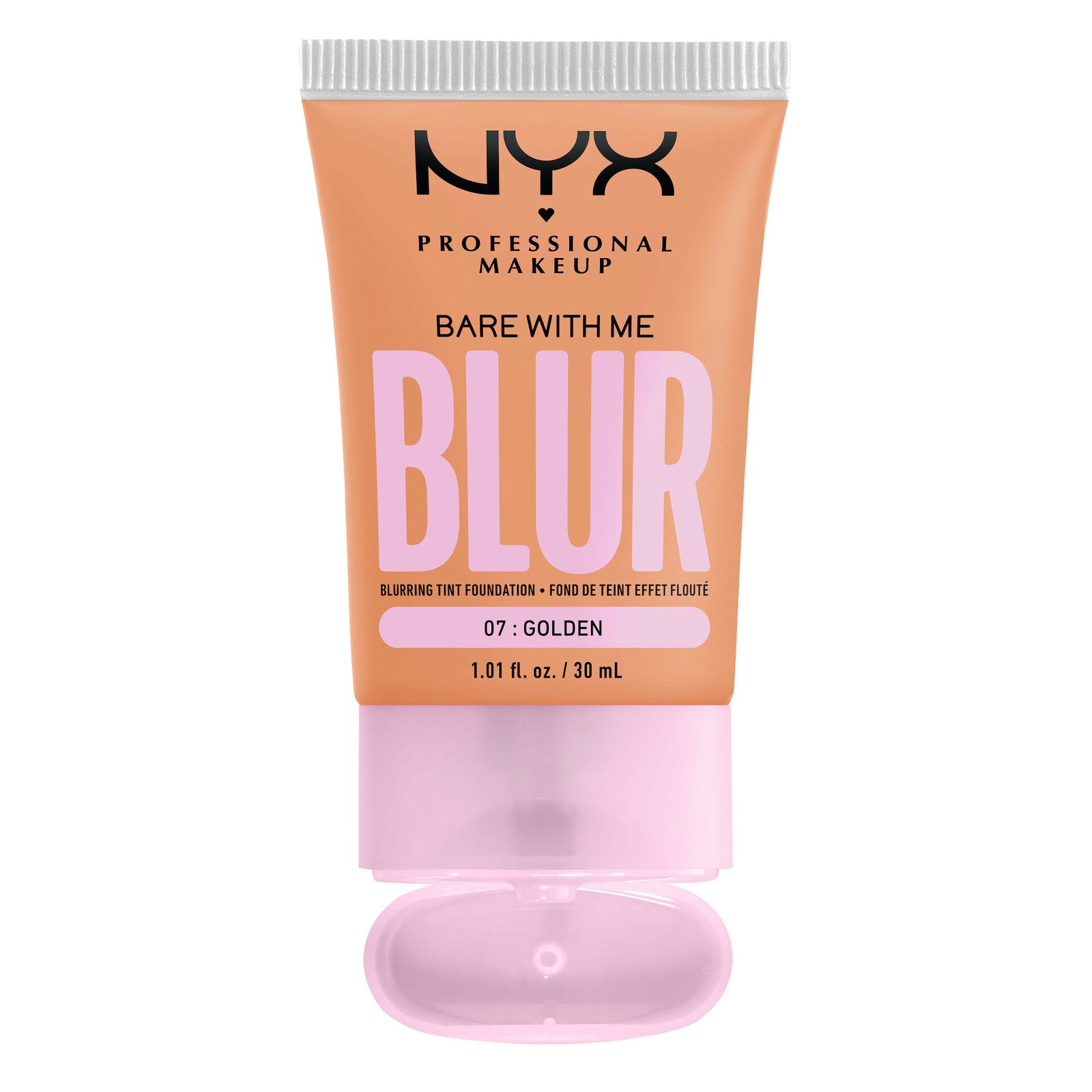NYX Professional Makeup Bare With Me Blur Tint Foundation 7 Golden 30 ml