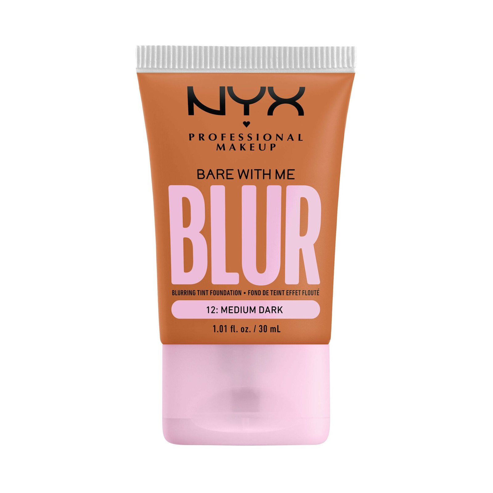 NYX Professional Makeup Bare With Me Blur Tint Foundation 12 Medium Dark 30 ml