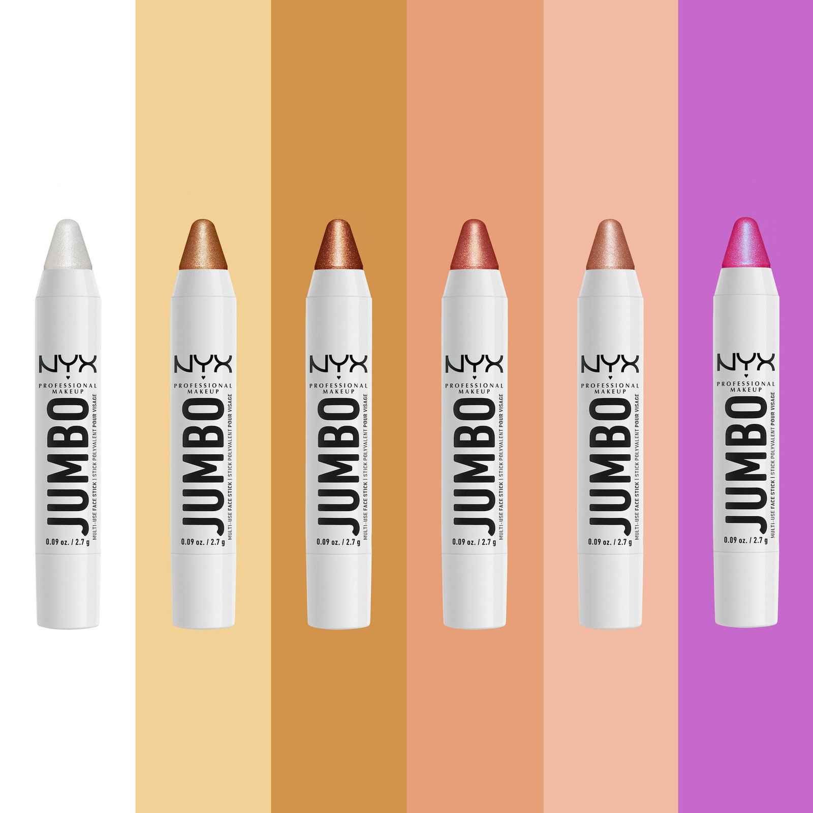 NYX Professional Makeup Jumbo Artistry Face Sticks 02 Vanilla Ice Cream 2,7g