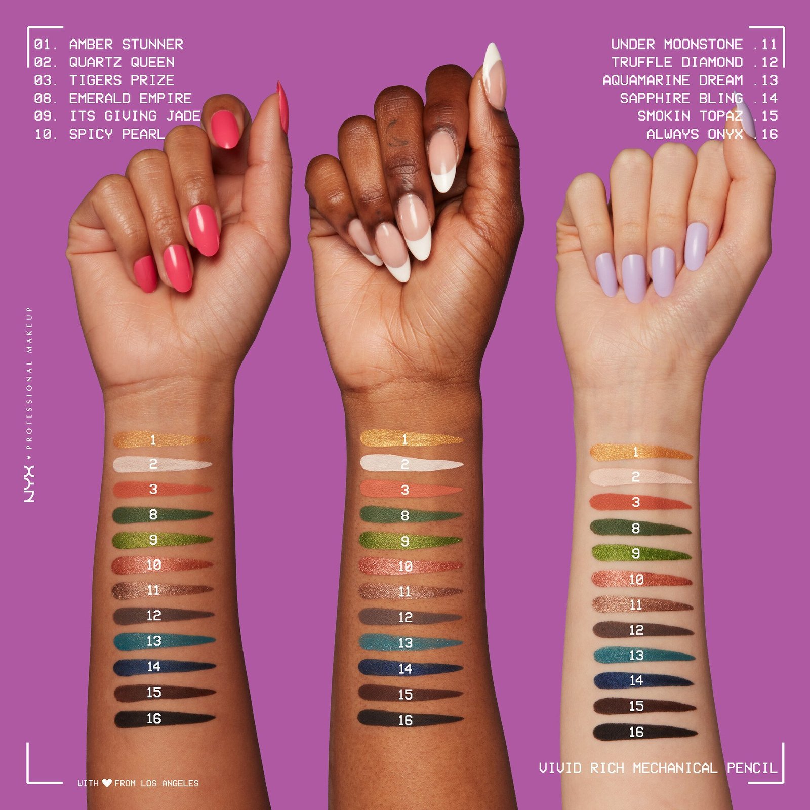 NYX Professional Makeup Vivid Rich Mechanical Liner 08 Emerald Empire 1 st