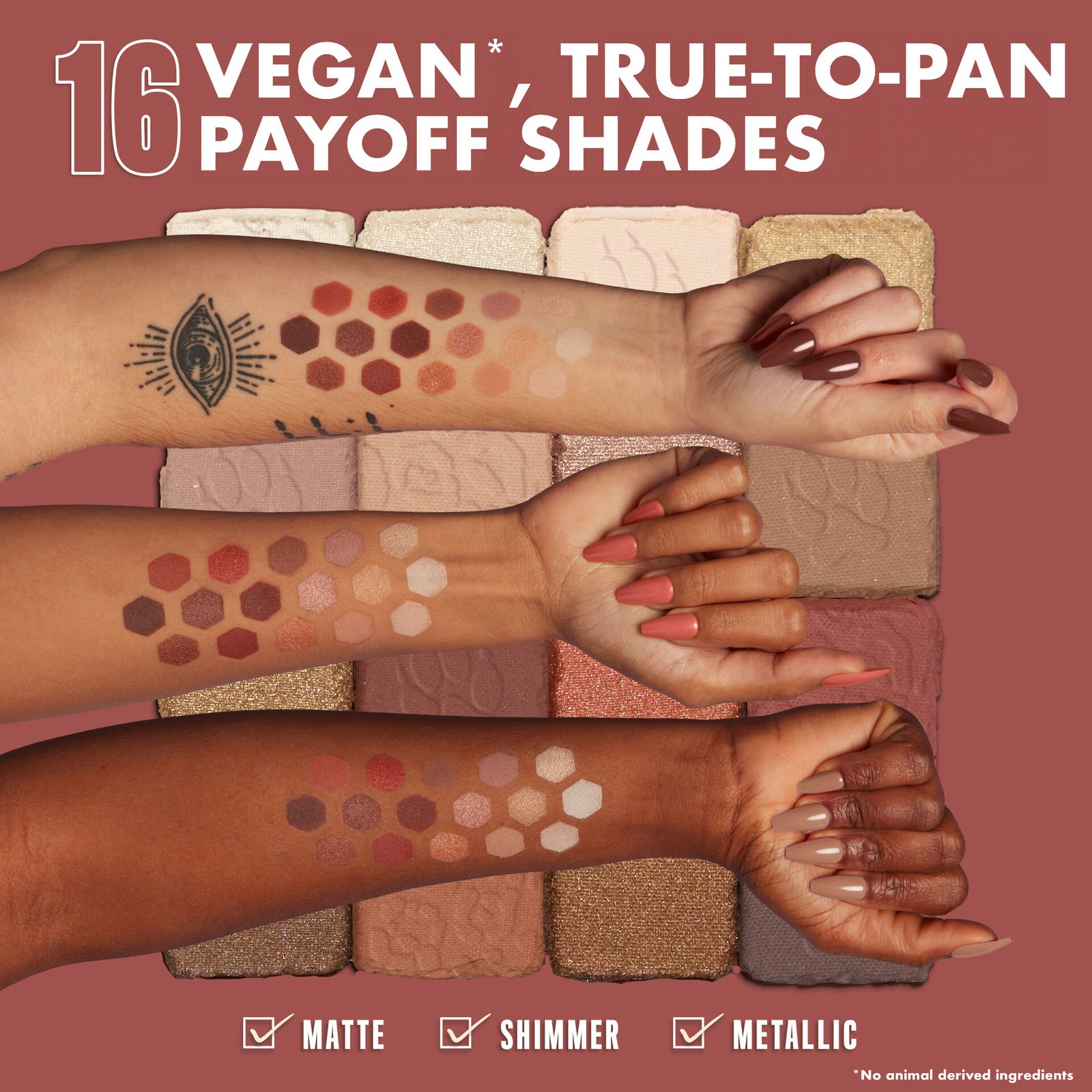 NYX Professional Makeup Ultimate Color Palette 16-Pan 05W Warm Neutrals 1 st