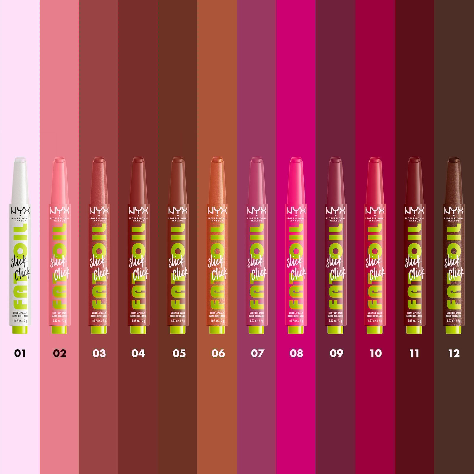 NYX Professional Makeup Fat Oil Slick Stick 01 Main Character 2g