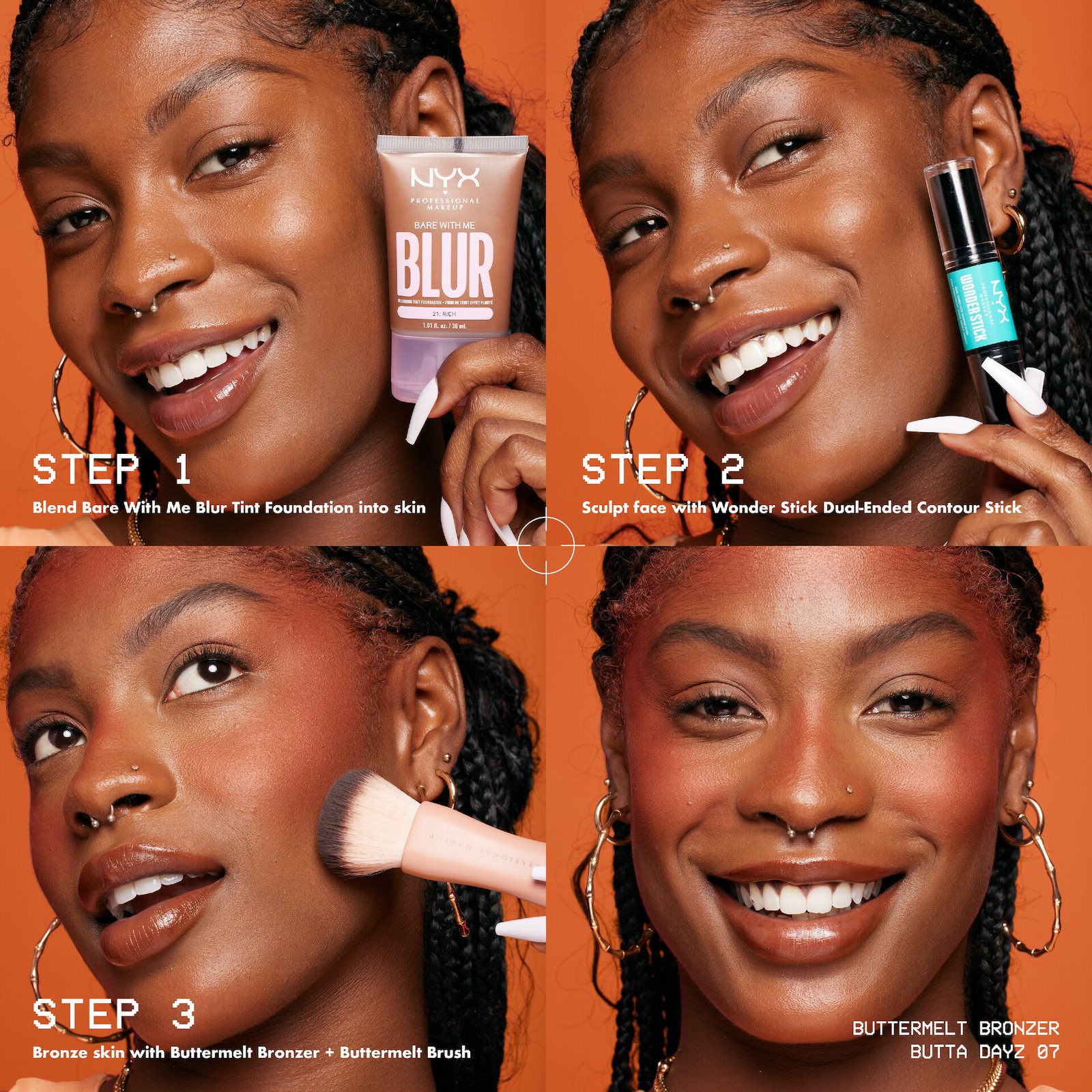 NYX Professional Makeup Buttermelt Bronzer 02 All Butta'd Up 5g
