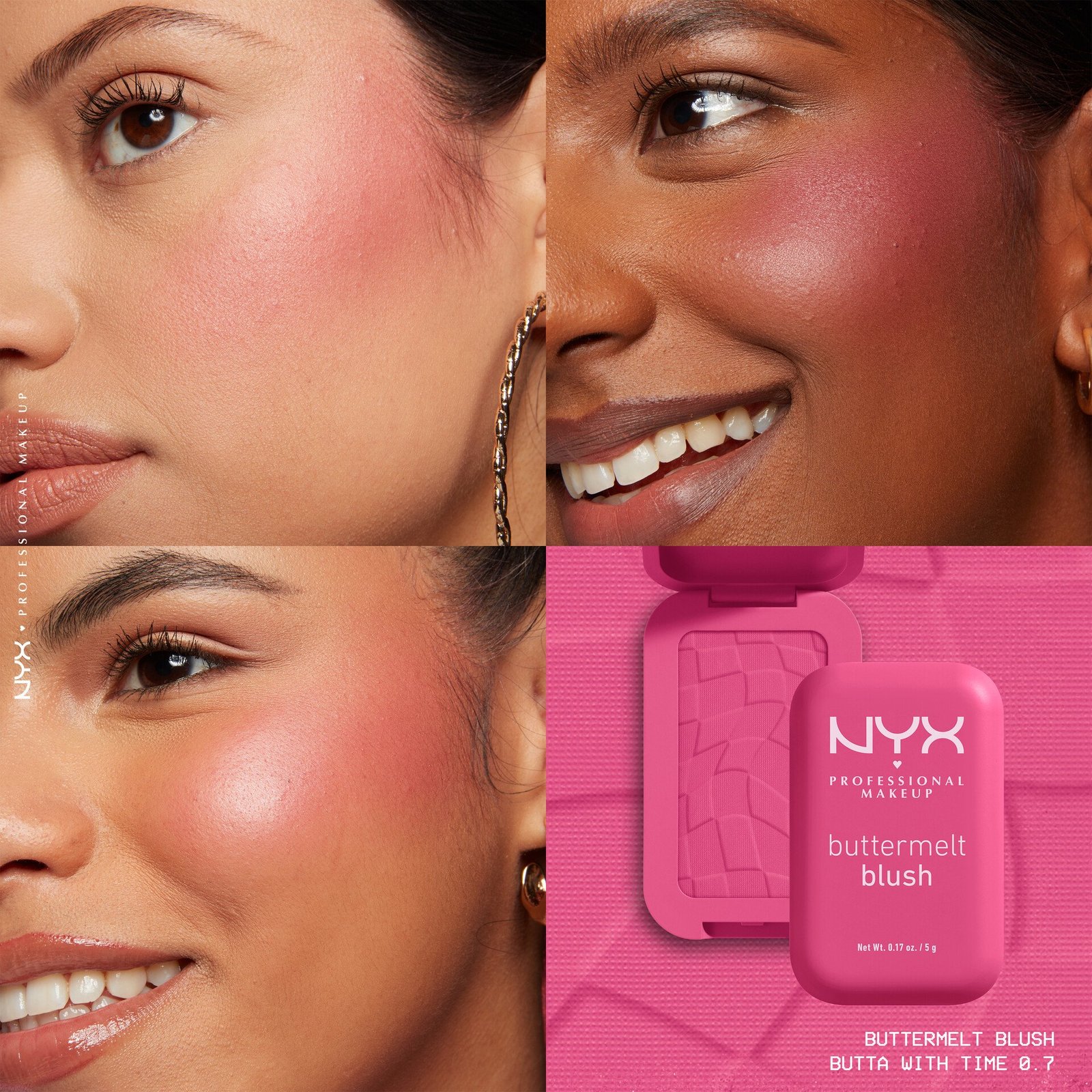 NYX Professional Makeup Buttermelt Blush 07 Butta With Time 5g